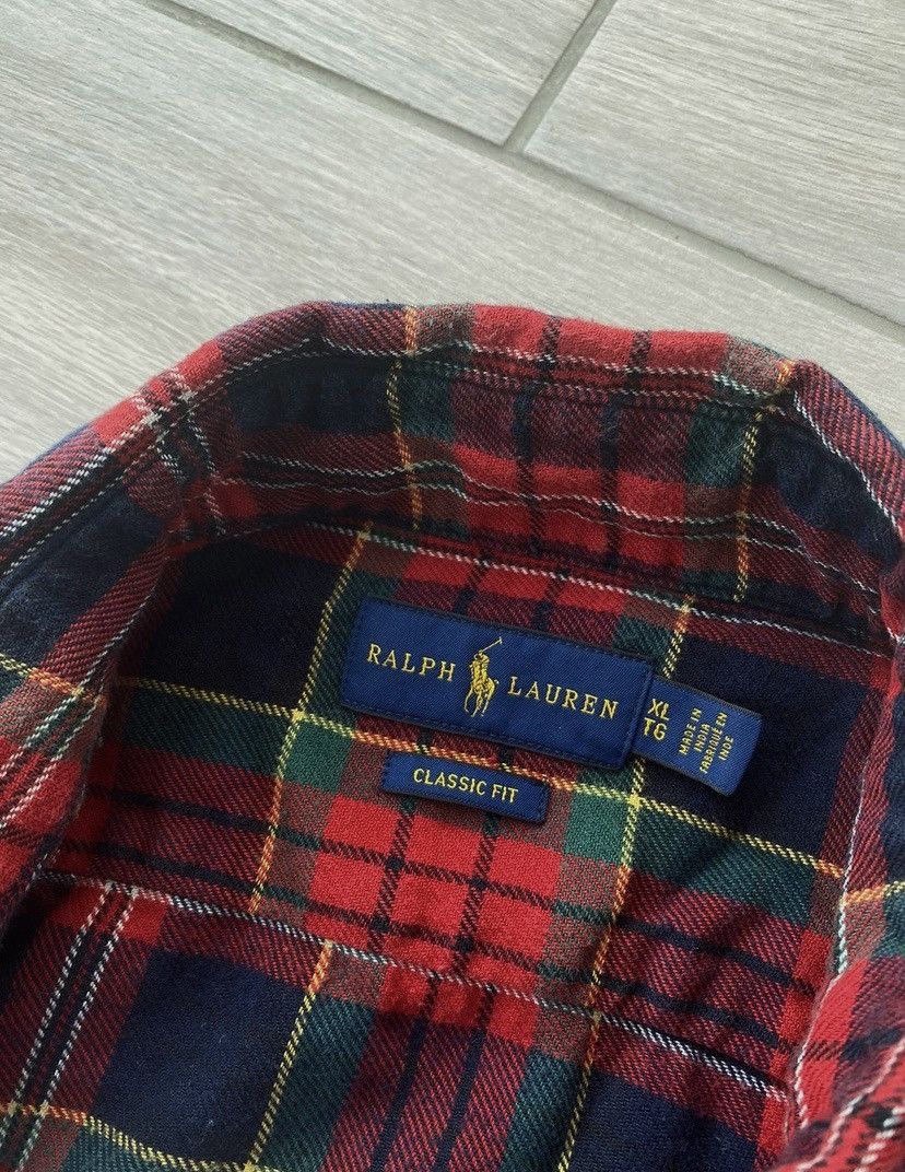 Flannel × Vintage Vintage Flannel Shirt Travis Scott style Plaid Checkered RL Size US XL / EU 56 / 4 - 4 Thumbnail