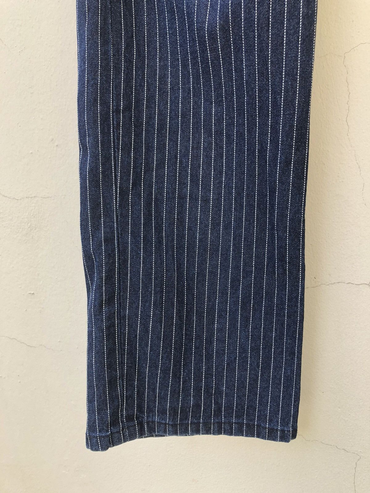 Vintage Navy Produce Japan Indigo Wabash Striped Jeans Size US 30 / EU 46 - 11 Thumbnail