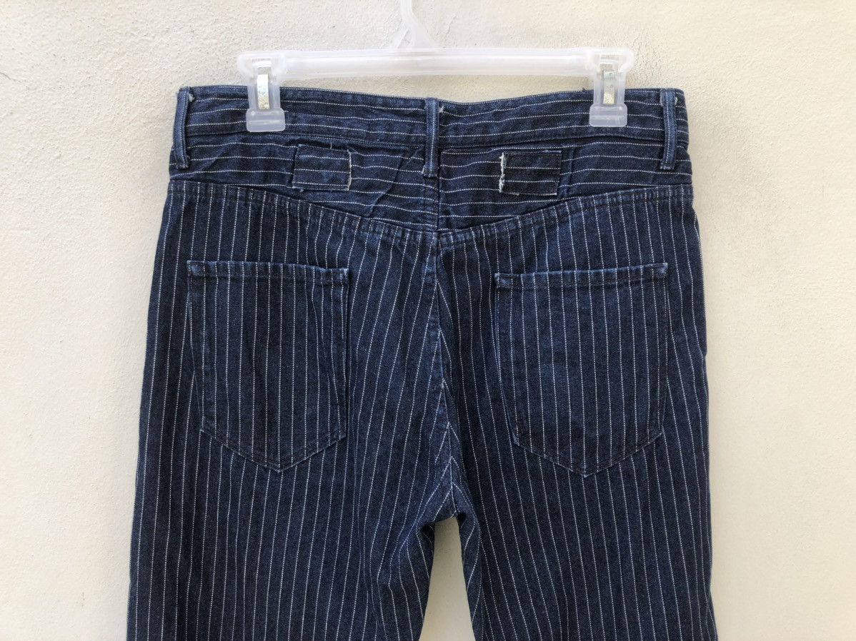 Vintage Navy Produce Japan Indigo Wabash Striped Jeans Size US 30 / EU 46 - 16 Thumbnail