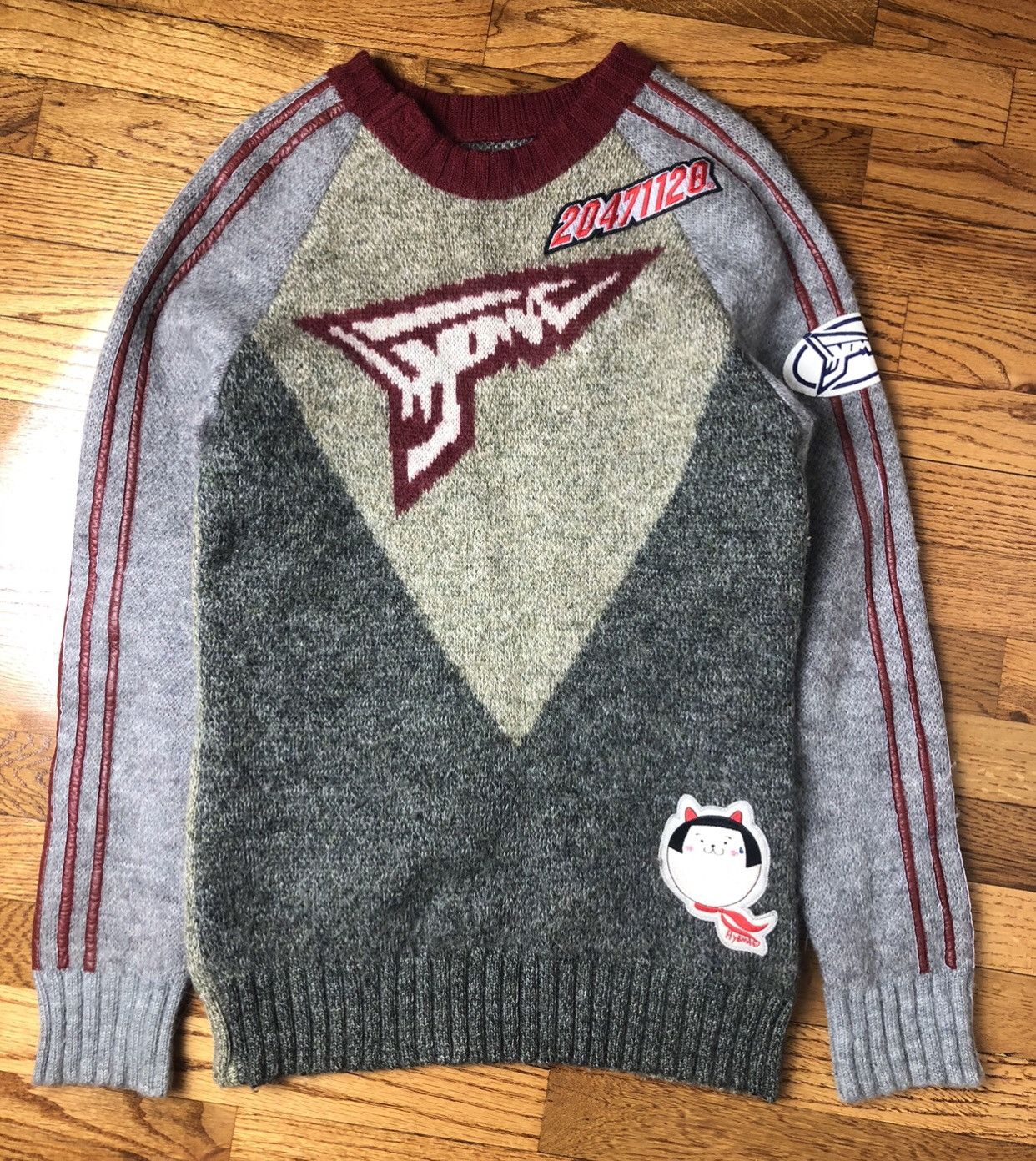 90s~ 20471120 コマンドセーター ニット archive 20471120 20471120 AW99 Hyoma Racing Knit | Grailed