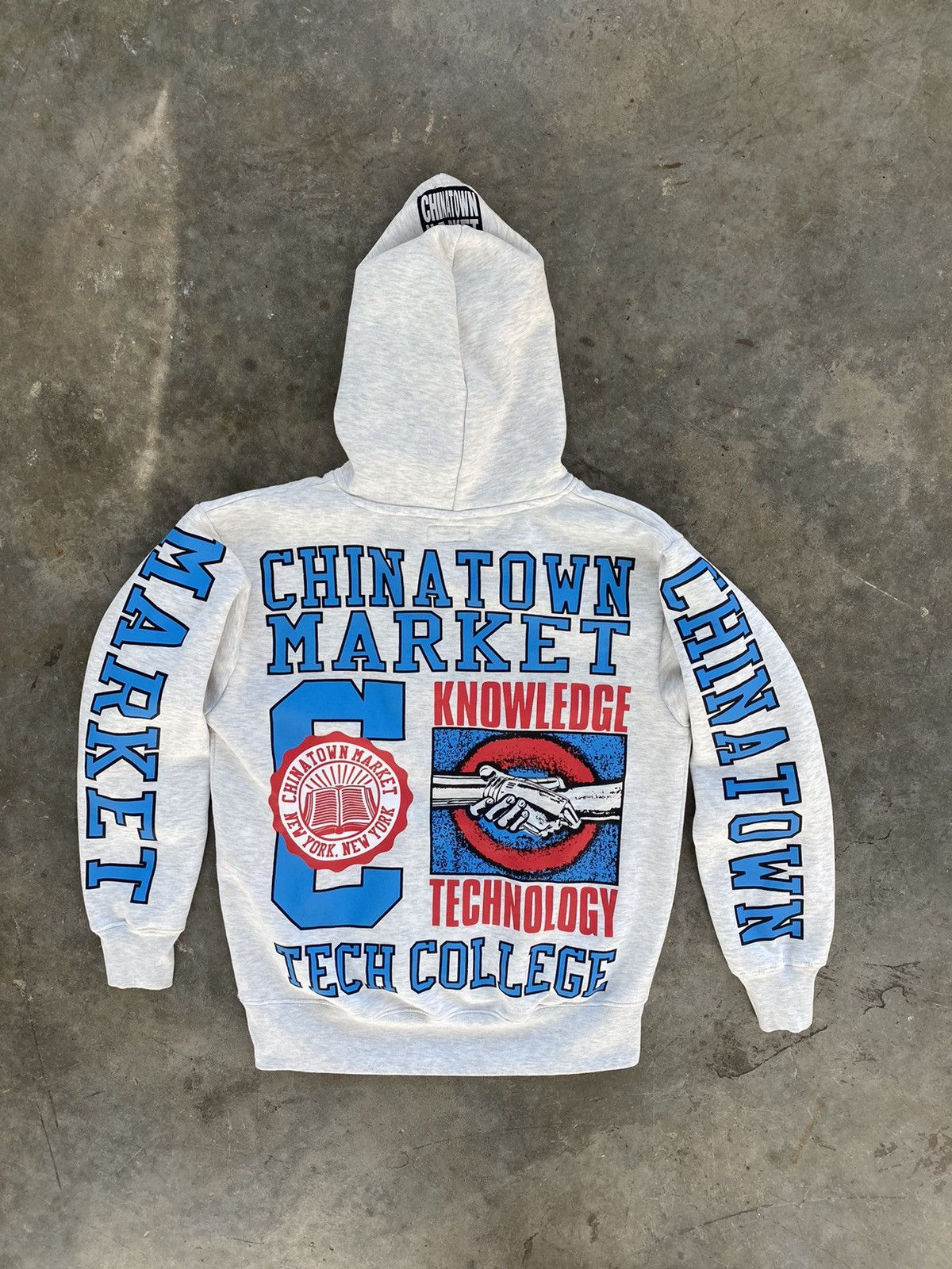 Chinatown market tech collegiate hoodie sweatshirt sale