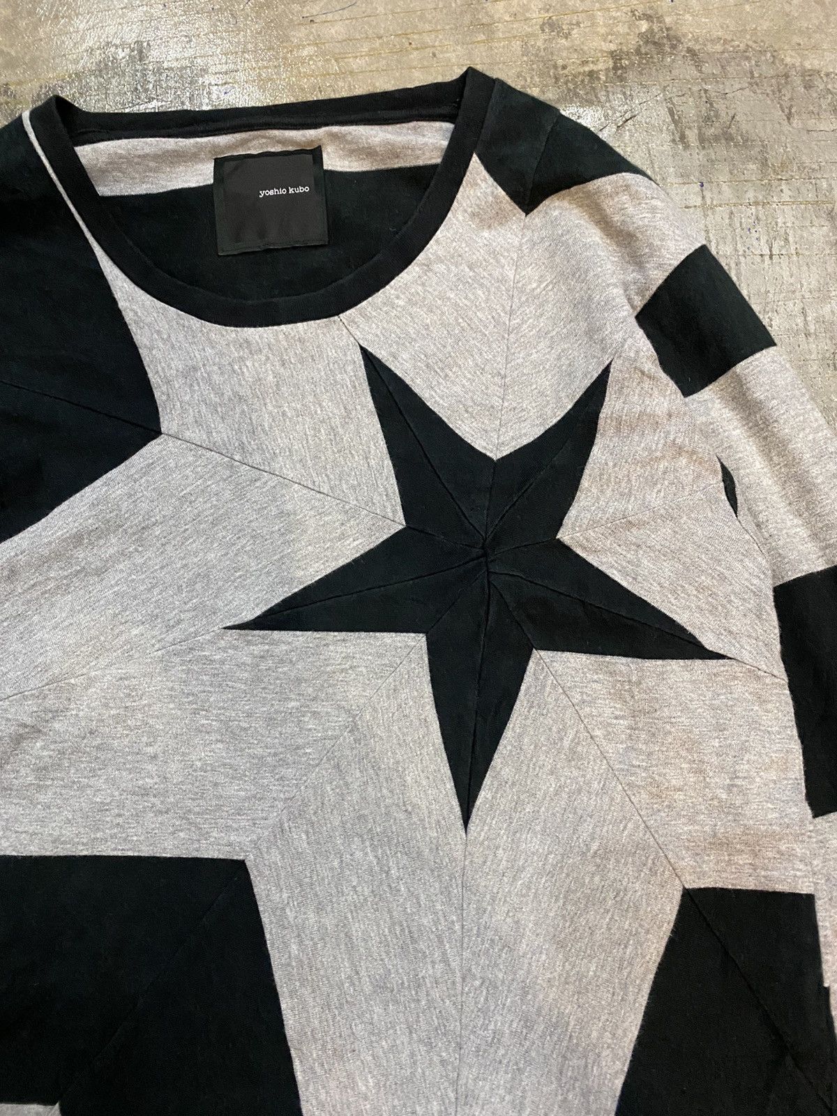 Japanese Brand × Yasuyuki Ishii × Yoshio Kubo Yoshio Kubo cut star border tee Size M / US 6-8 / IT 42-44 - 4 Thumbnail