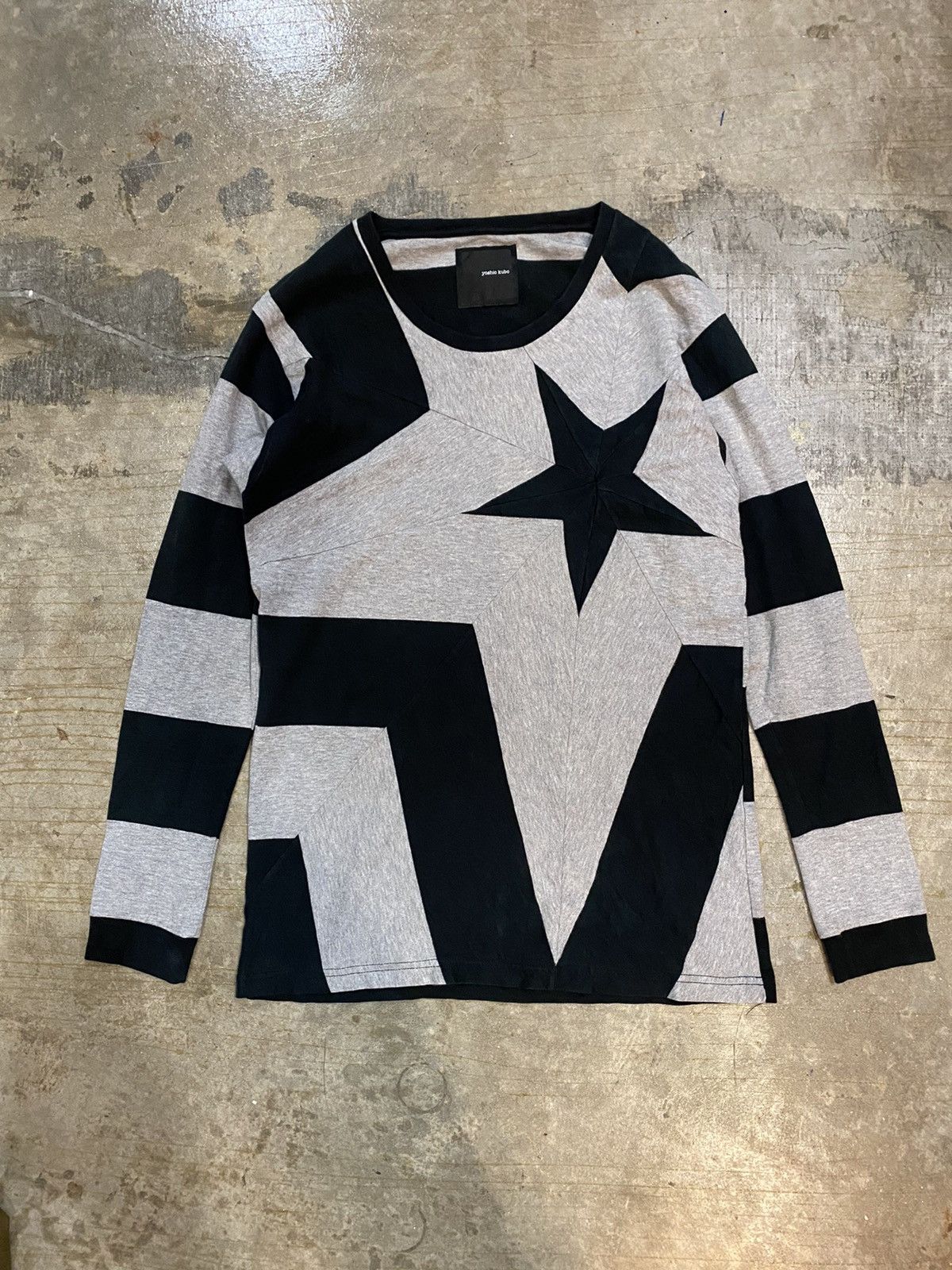 Japanese Brand × Yasuyuki Ishii × Yoshio Kubo Yoshio Kubo cut star border tee Size M / US 6-8 / IT 42-44 - 2 Thumbnail