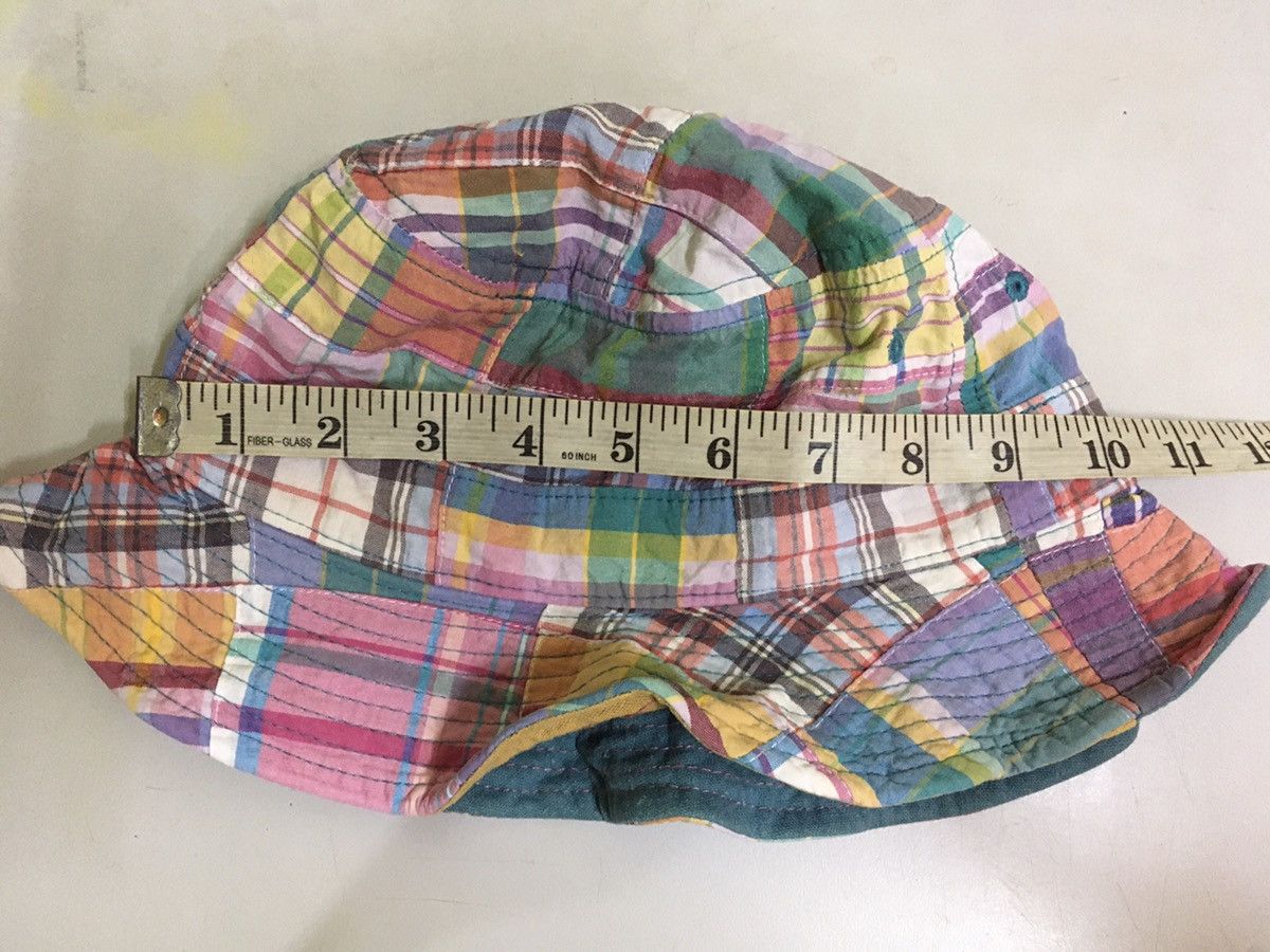Japanese Brand Japanese Brand Patchwork Colour Block Reversible Bucket Hat Size ONE SIZE - 5 Thumbnail