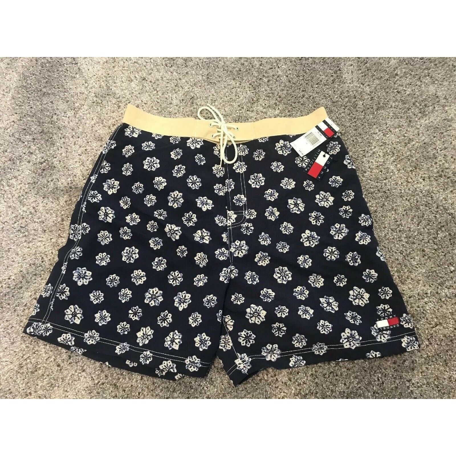 Tommy Hilfiger Vintage 90's XL Tommy Hilfiger Floral Swim Trunks NWT Size US 34 / EU 50 - 1 Thumbnail