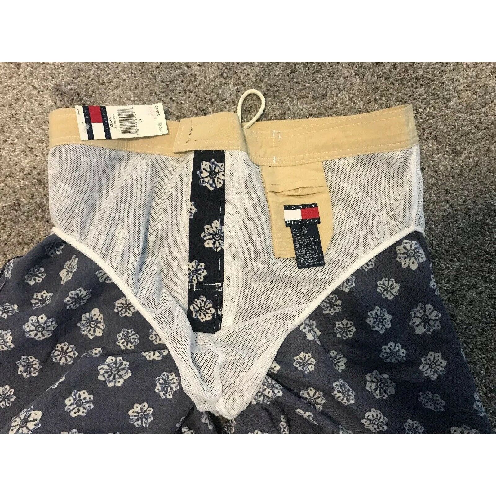 Tommy Hilfiger Vintage 90's XL Tommy Hilfiger Floral Swim Trunks NWT Size US 34 / EU 50 - 9 Thumbnail