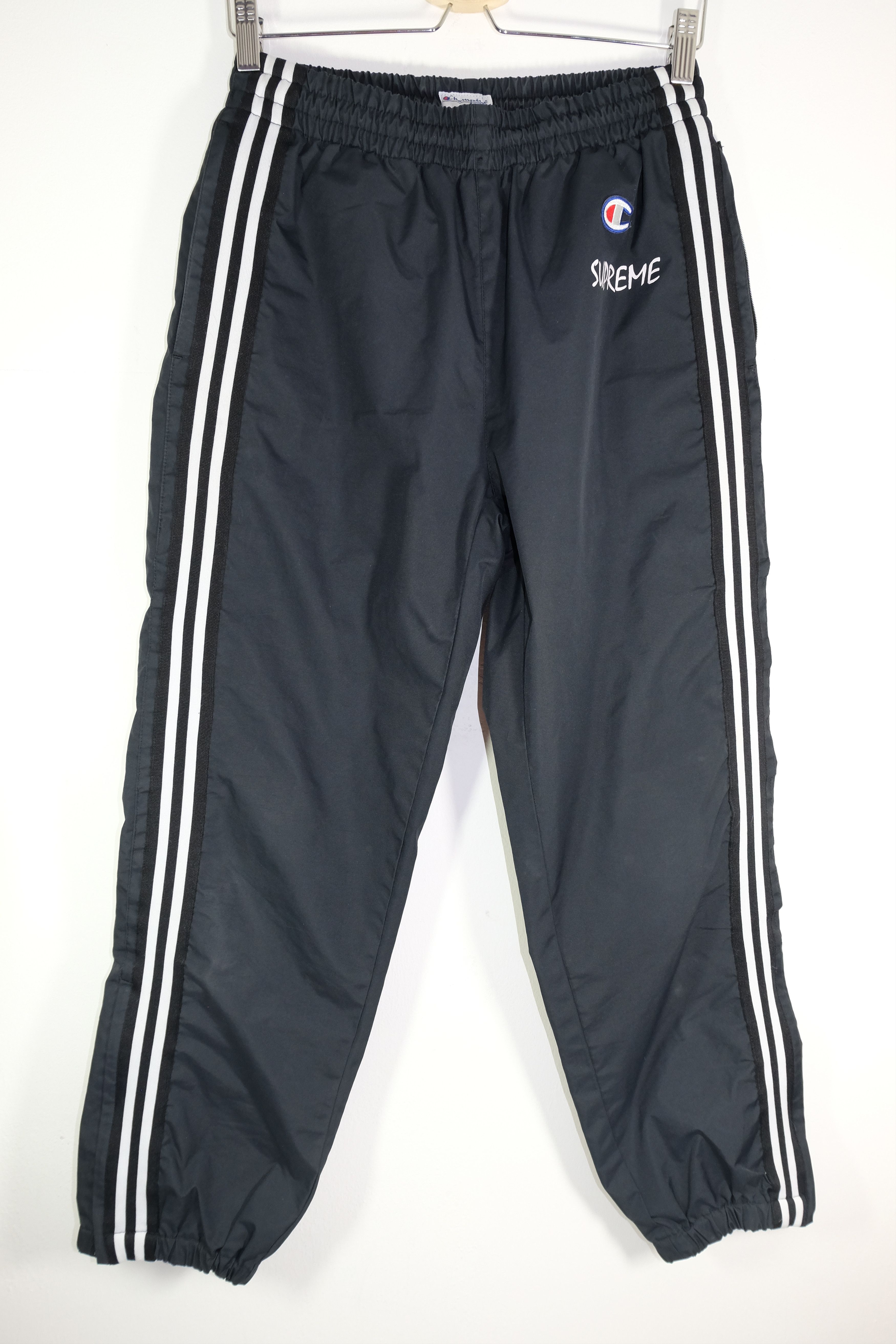 image of Champion Track Pants Size S W28-31 Ss14 in Black, Men's