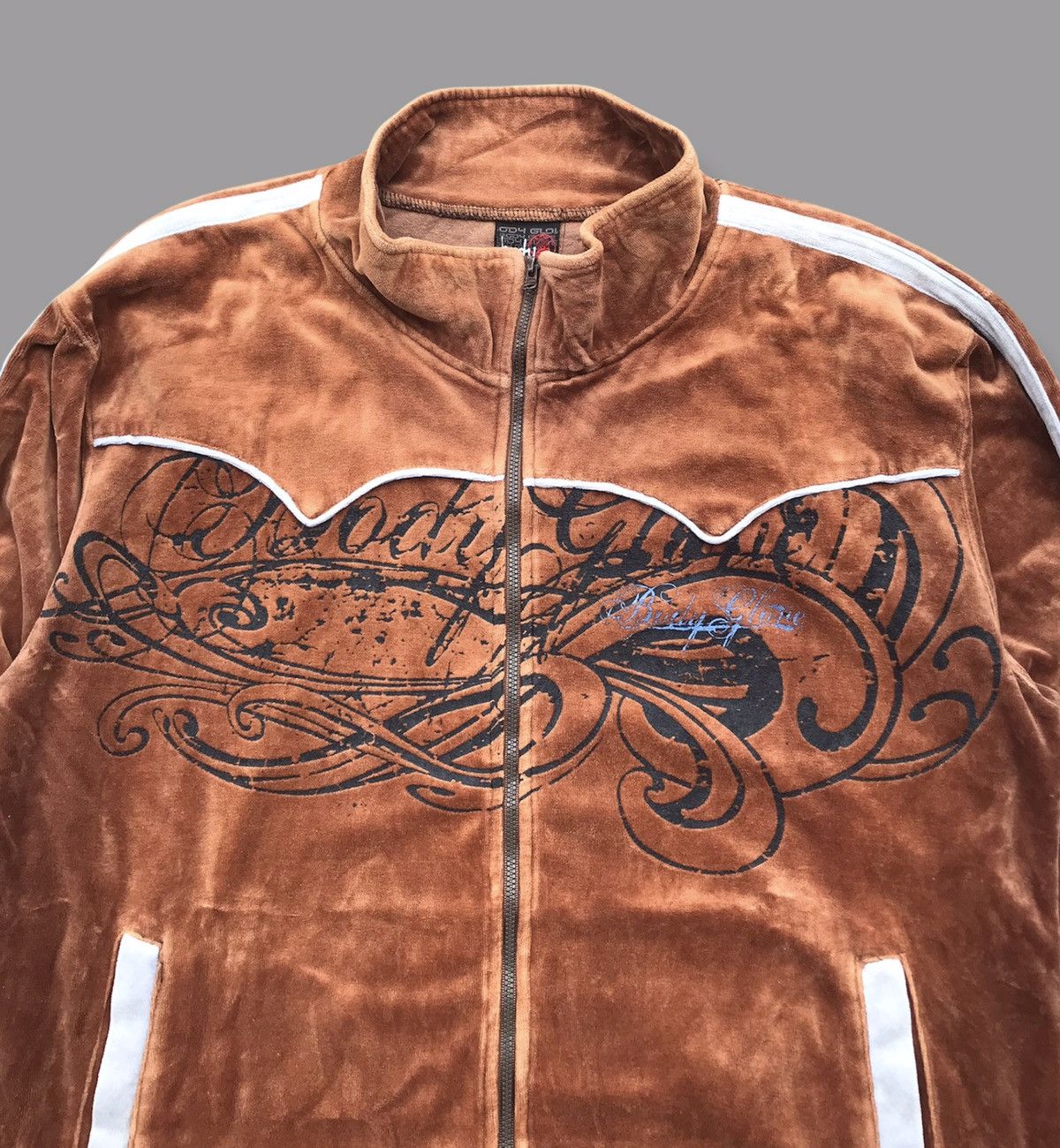 Body Glove BODY GLOVE POLYESTER VINTAGE BROWN JACKET Size US XL / EU 56 / 4 - 2 Thumbnail