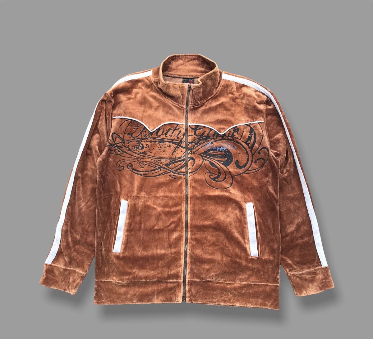 Body Glove BODY GLOVE POLYESTER VINTAGE BROWN JACKET Size US XL / EU 56 / 4 - 1 Thumbnail