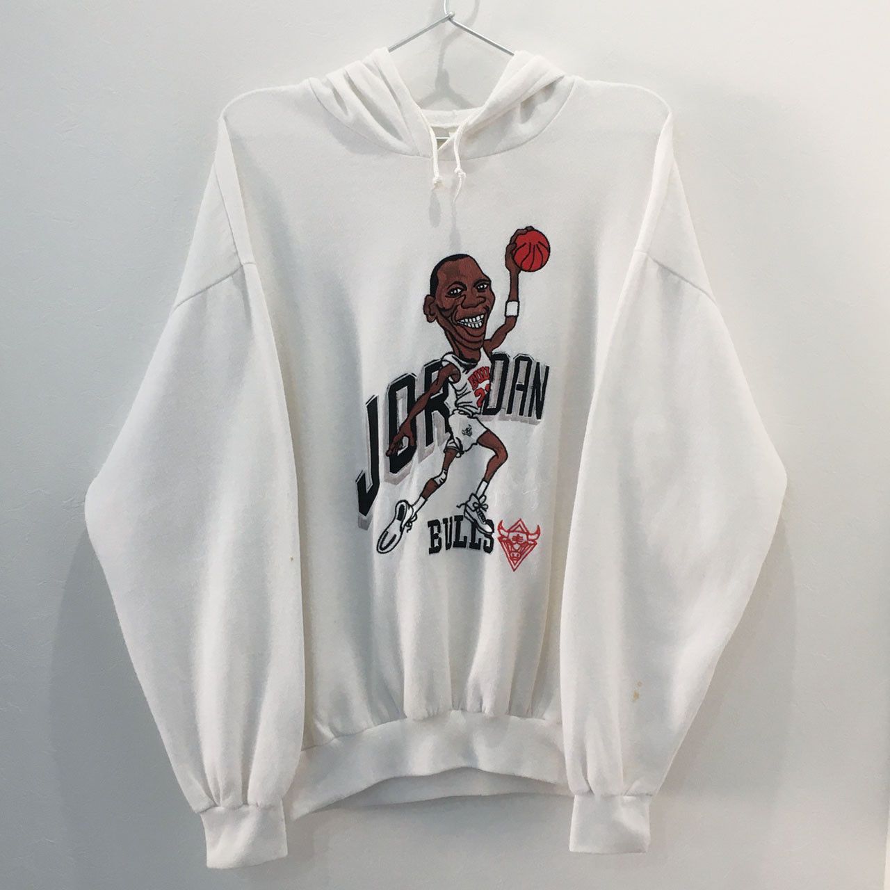 VTG MICHAEL JORDAN EMBROIDERED Nba Chicago Bulls HOODIE