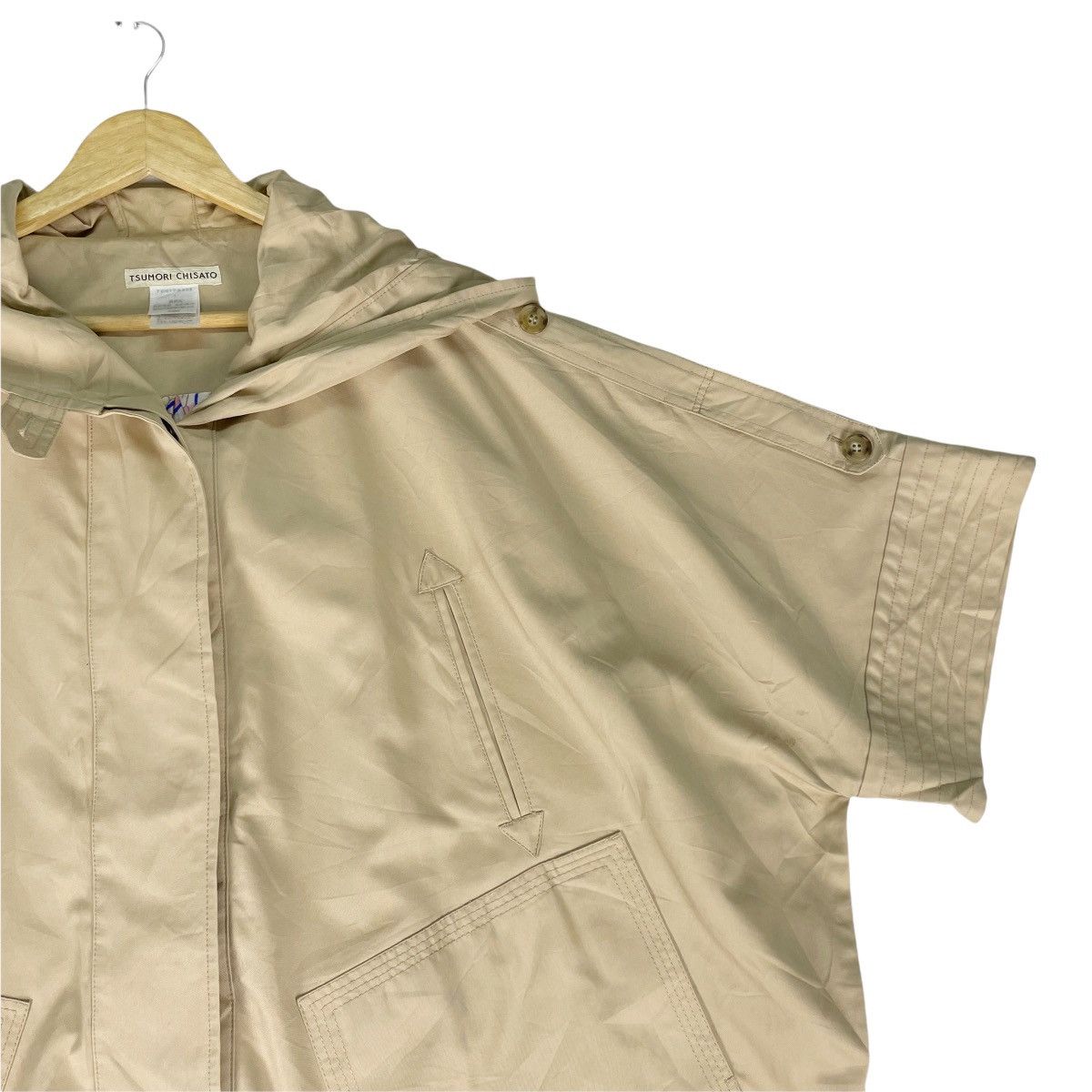 Issey Miyake × Tsumori Chisato ☀️TSUMORI CHISATO Issey Miyake Poncho Cropped Jacket Size S / US 4 / IT 40 - 7 Thumbnail