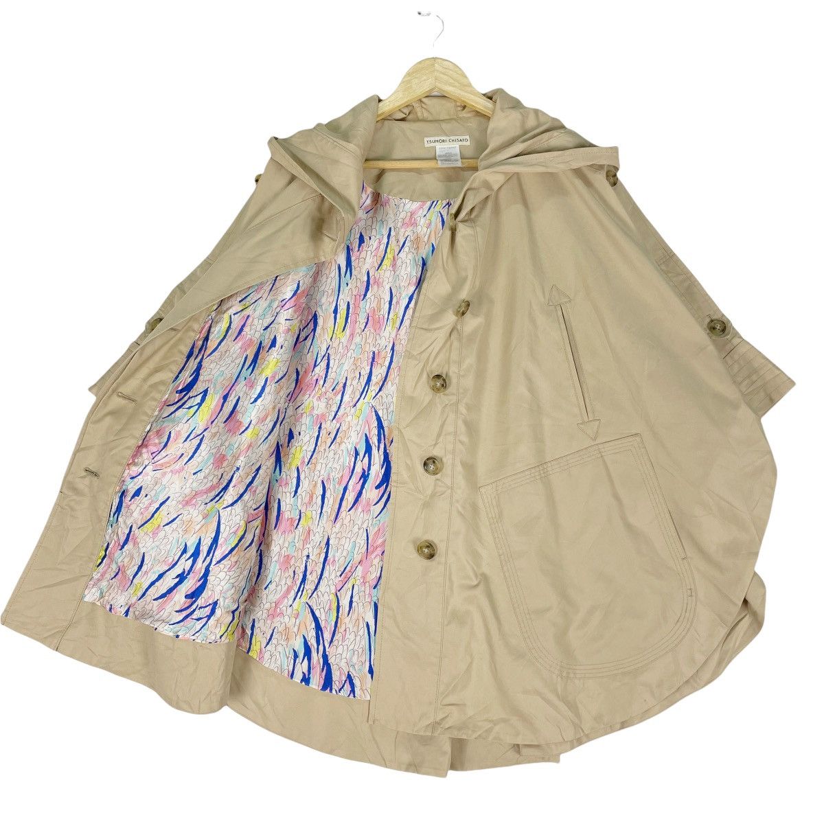 Issey Miyake × Tsumori Chisato ☀️TSUMORI CHISATO Issey Miyake Poncho Cropped Jacket Size S / US 4 / IT 40 - 1 Thumbnail
