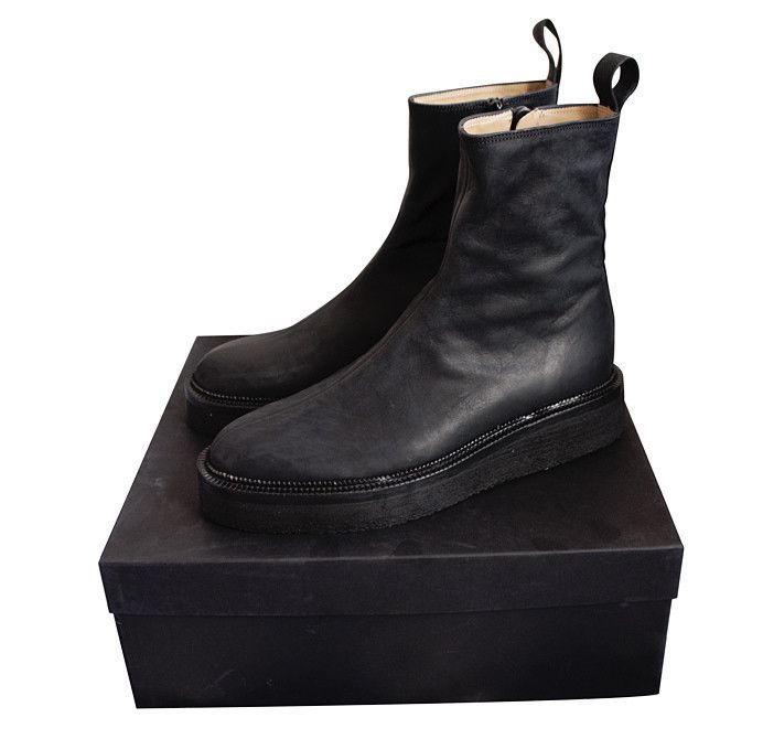Horse Leather Creeper Boots