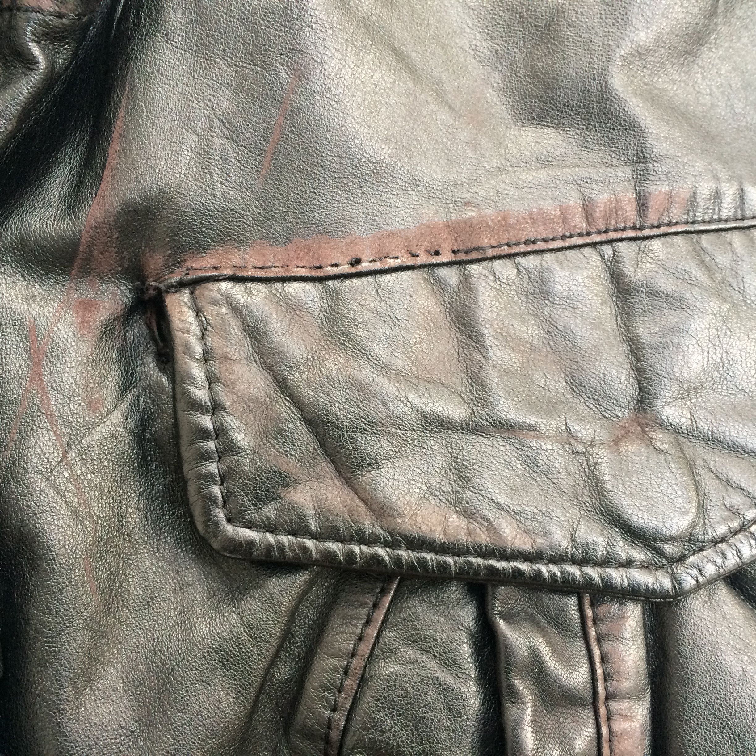 Vintage Vtg Sub Urban Men's Leather Jacket Size US L / EU 52-54 / 3 - 3 Thumbnail