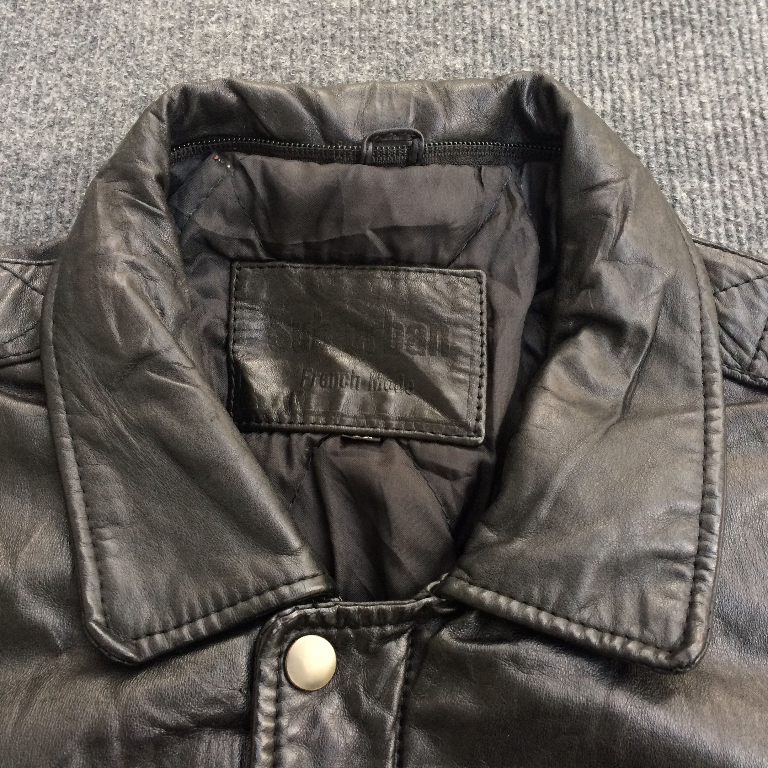 Vintage Vtg Sub Urban Men's Leather Jacket Size US L / EU 52-54 / 3 - 2 Thumbnail