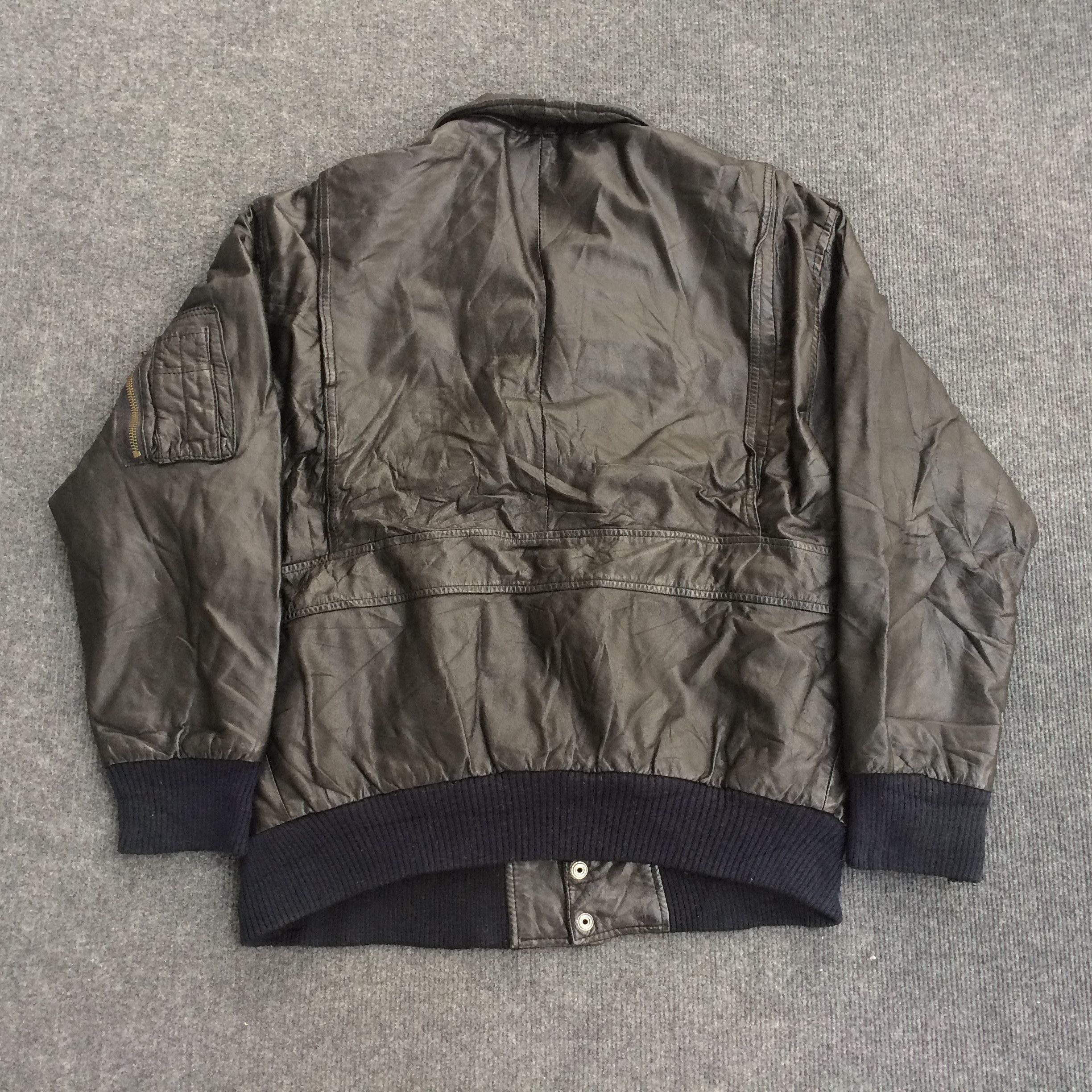 Vintage Vtg Sub Urban Men's Leather Jacket Size US L / EU 52-54 / 3 - 6 Thumbnail
