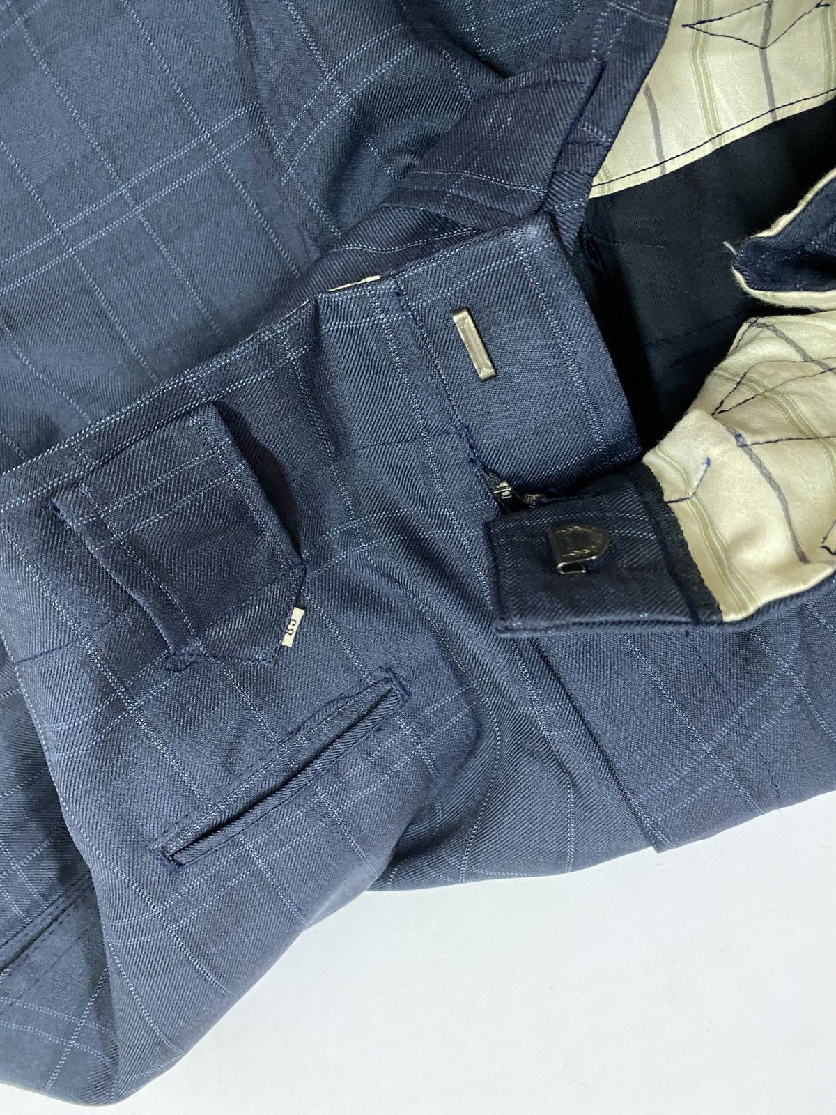 Japanese Brand × Vintage Vtg🔥Plaid Chocho Long Hachibu Japanese Brand Pants Size US 32 / EU 48 - 11 Thumbnail