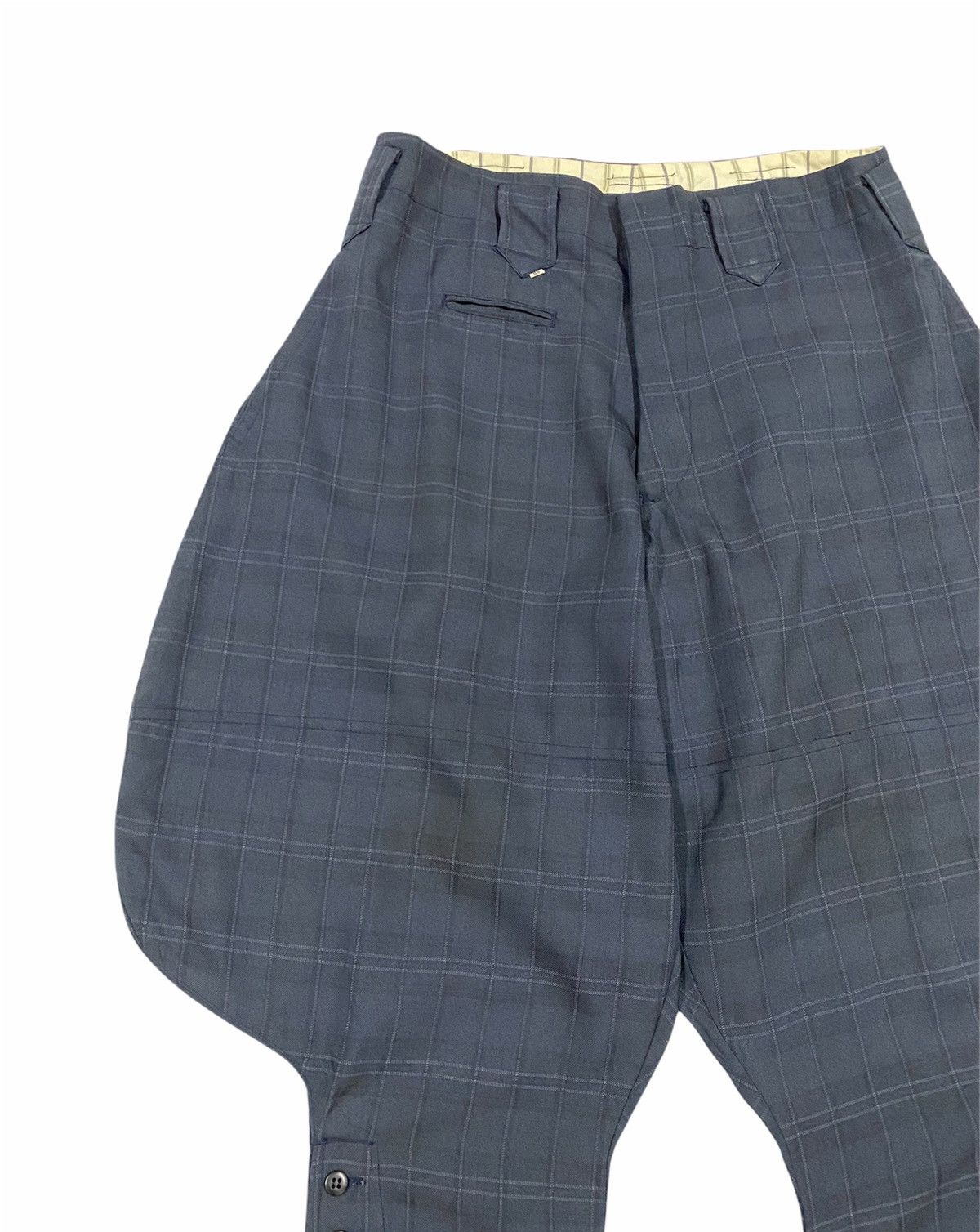 Japanese Brand × Vintage Vtg🔥Plaid Chocho Long Hachibu Japanese Brand Pants Size US 32 / EU 48 - 3 Thumbnail