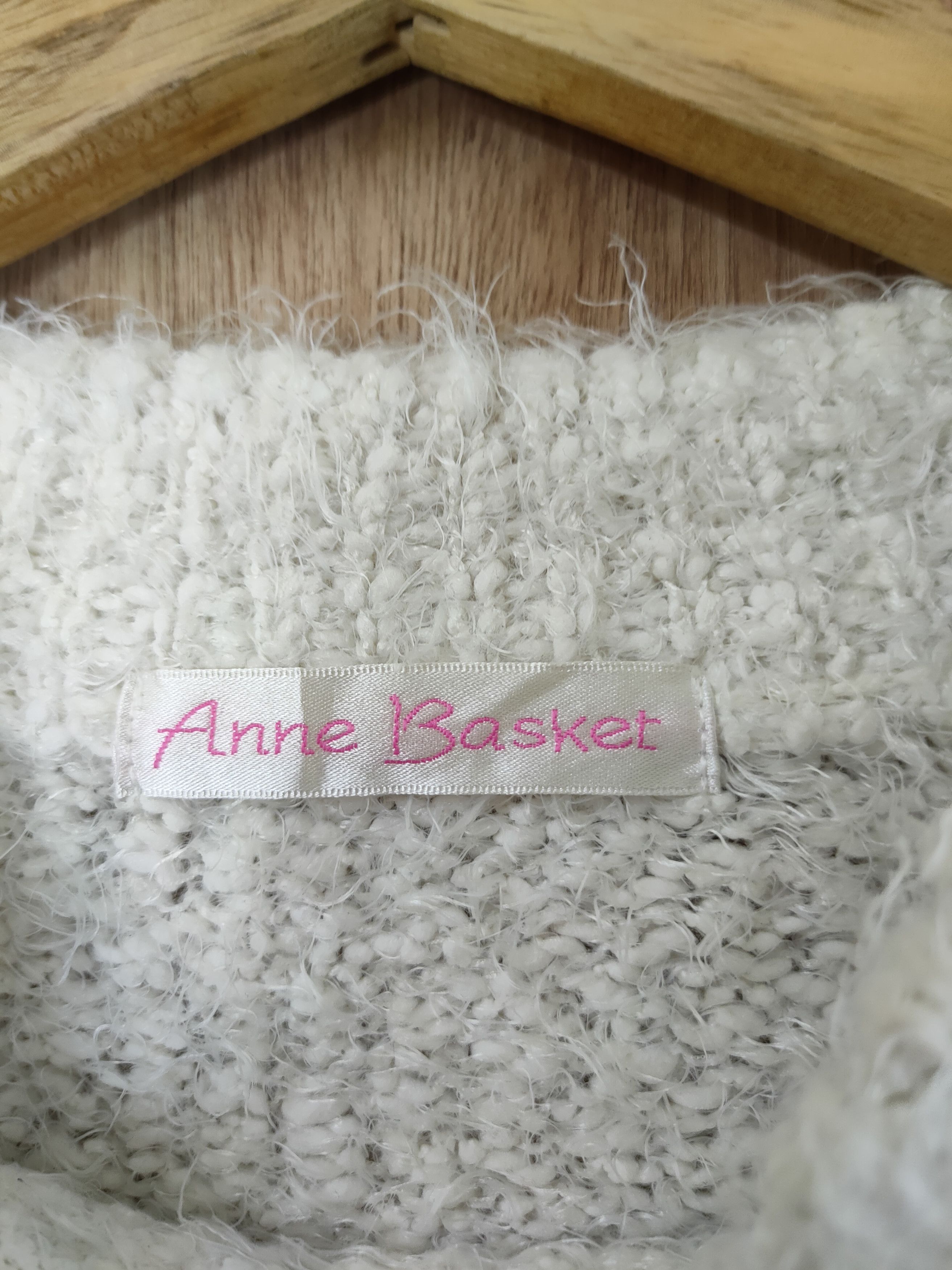Homespun Knitwear D Anne Basket mohair fur knitwear shaggy japan #46-511 Size US S / EU 44-46 / 1 - 6 Thumbnail