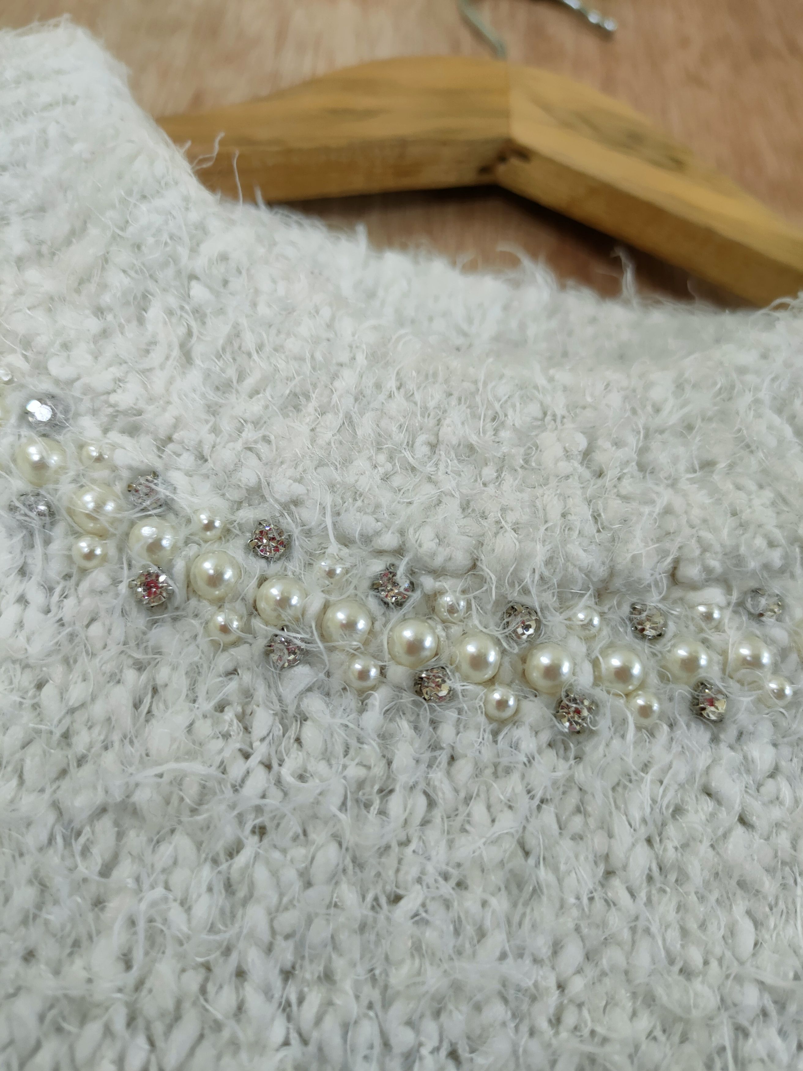Homespun Knitwear D Anne Basket mohair fur knitwear shaggy japan #46-511 Size US S / EU 44-46 / 1 - 4 Thumbnail