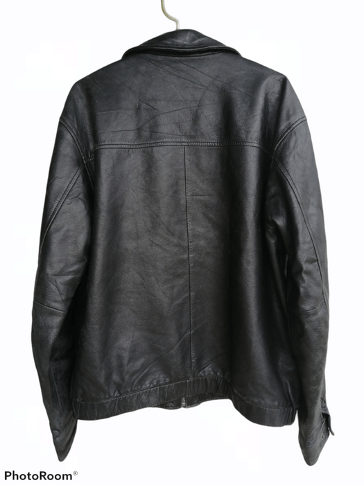 Lands End Lands End Black Leather Jacket Size US M / EU 48-50 / 2 - 2 Preview