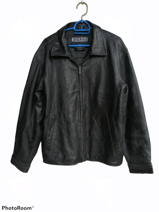 Lands End Lands End Black Leather Jacket Size US M / EU 48-50 / 2 - 1 Preview