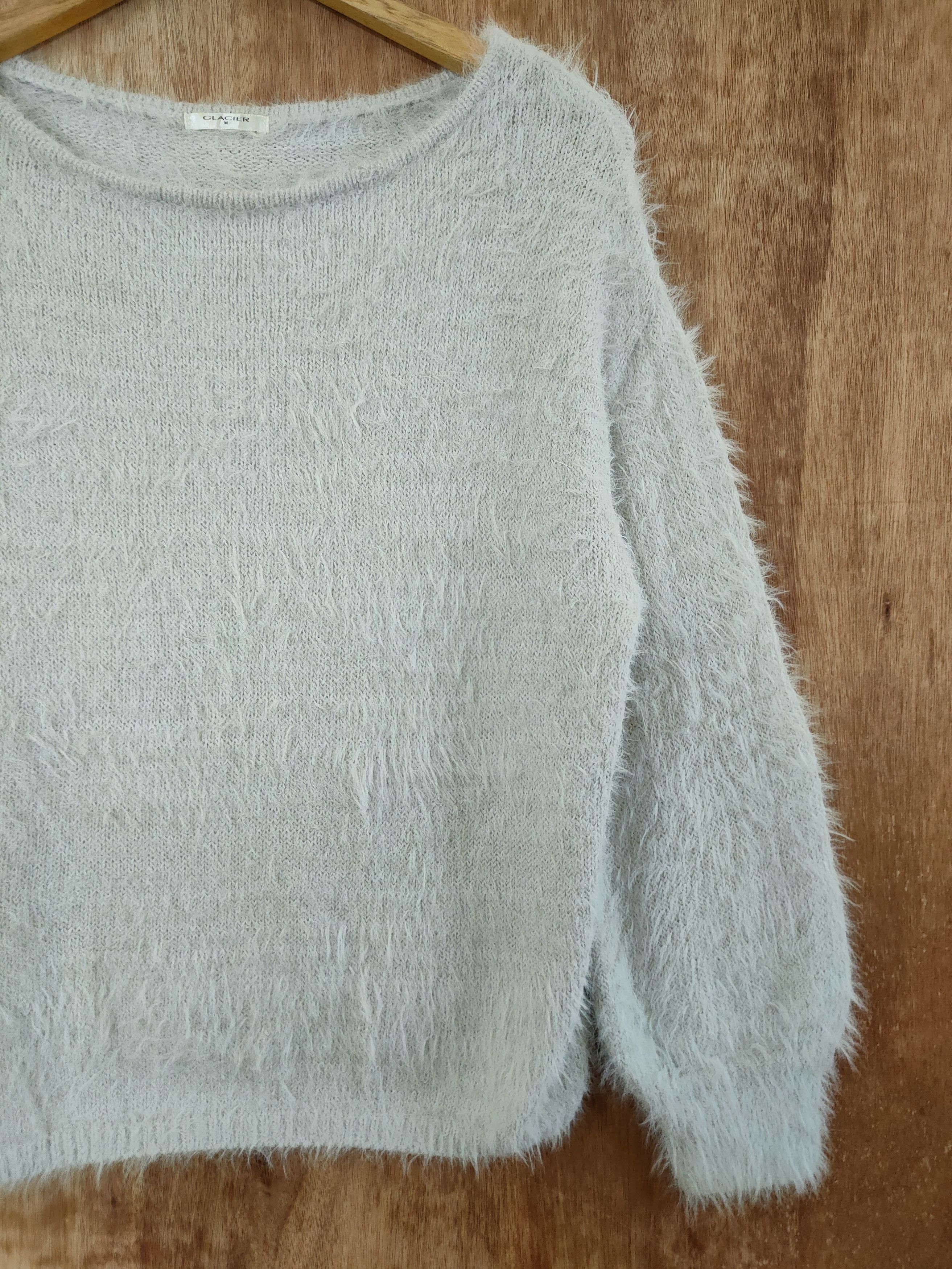 Homespun Knitwear DL Glacier mohair soft fur shaggy knitwear japan #46-506 Size US S / EU 44-46 / 1 - 3 Thumbnail