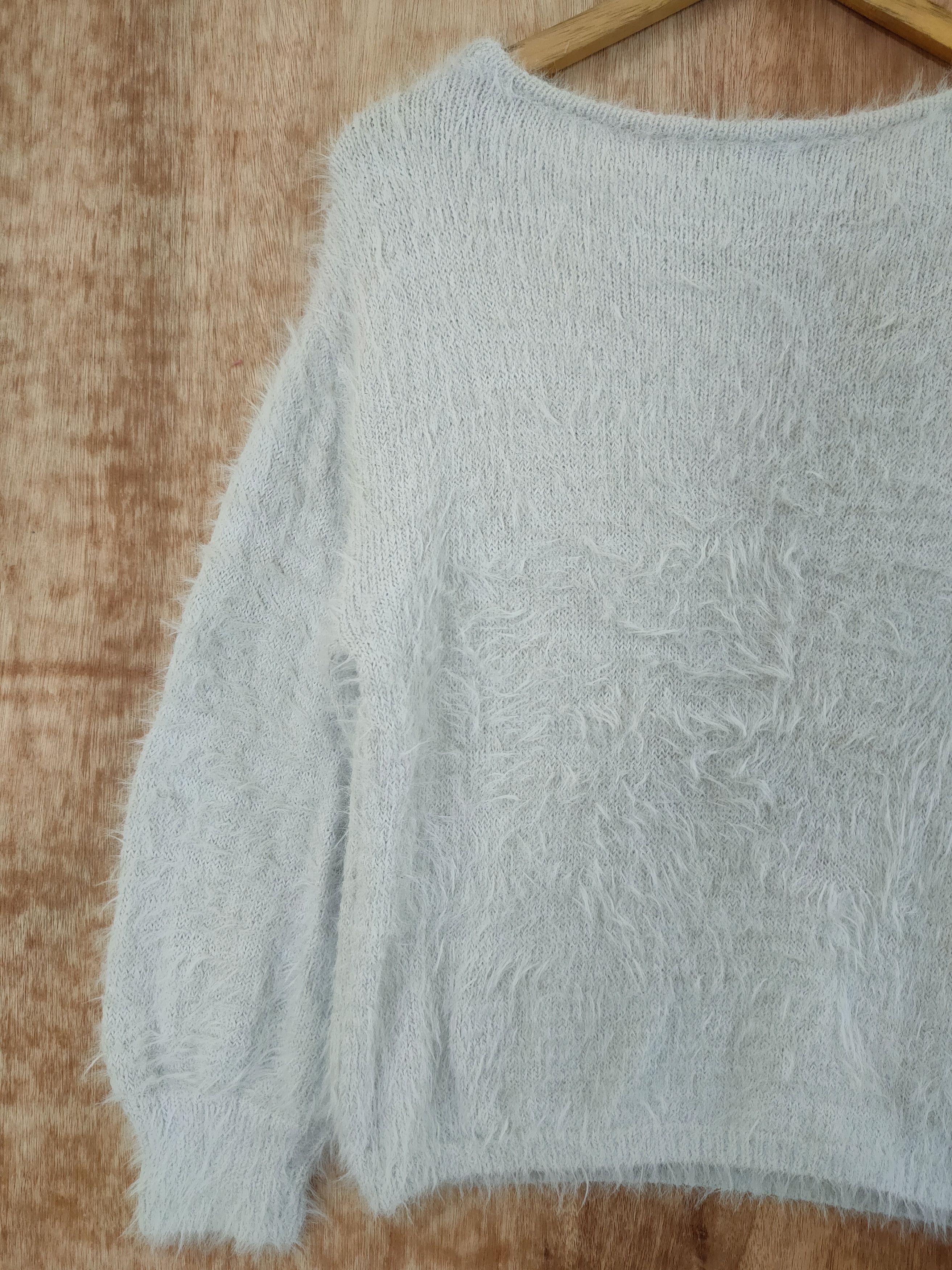 Homespun Knitwear DL Glacier mohair soft fur shaggy knitwear japan #46-506 Size US S / EU 44-46 / 1 - 9 Thumbnail