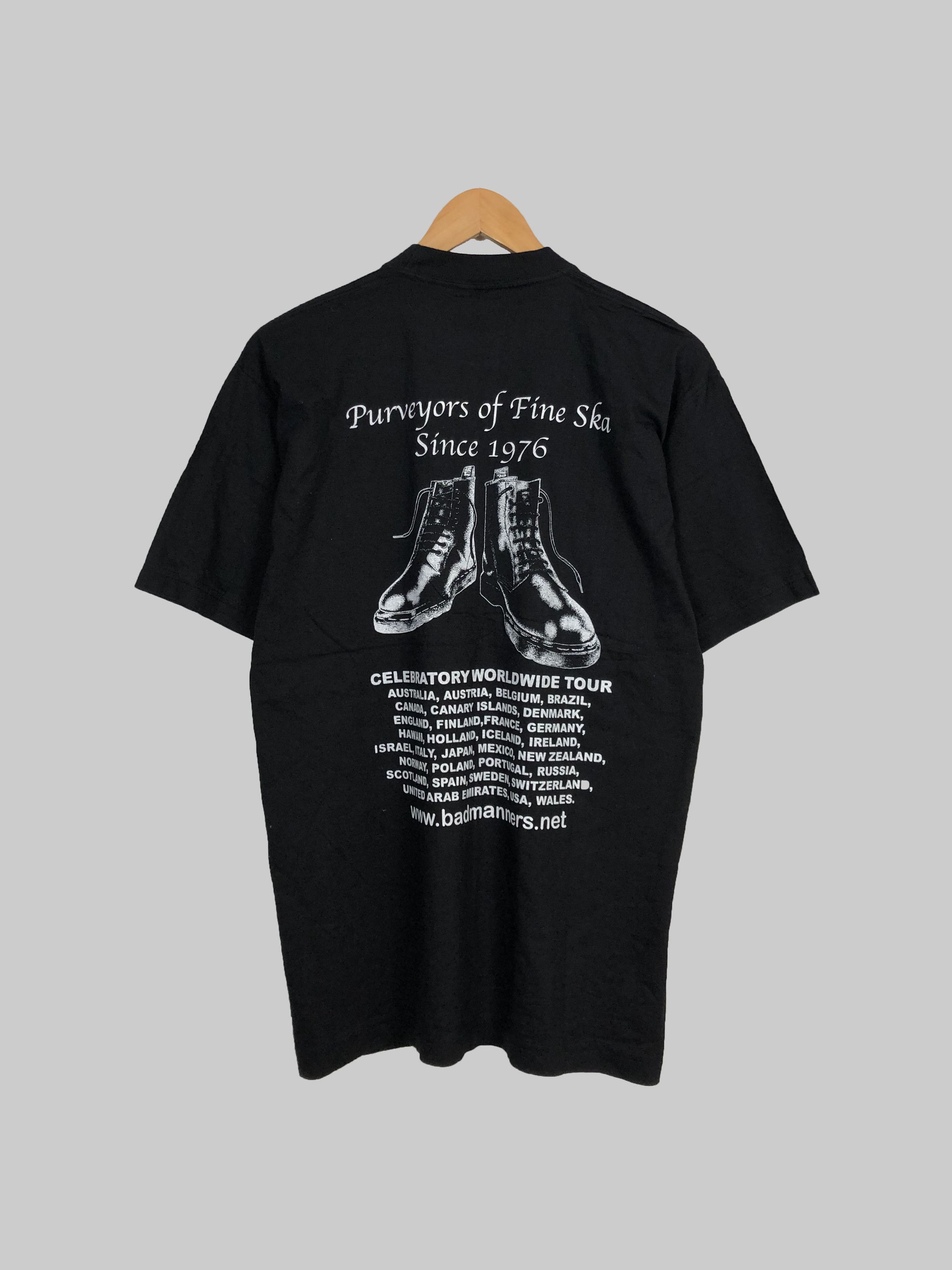Band Tees Vintage 90s Bad Manners ska punk rock (Reel Big Fish) Size US XL / EU 56 / 4 - 2 Thumbnail