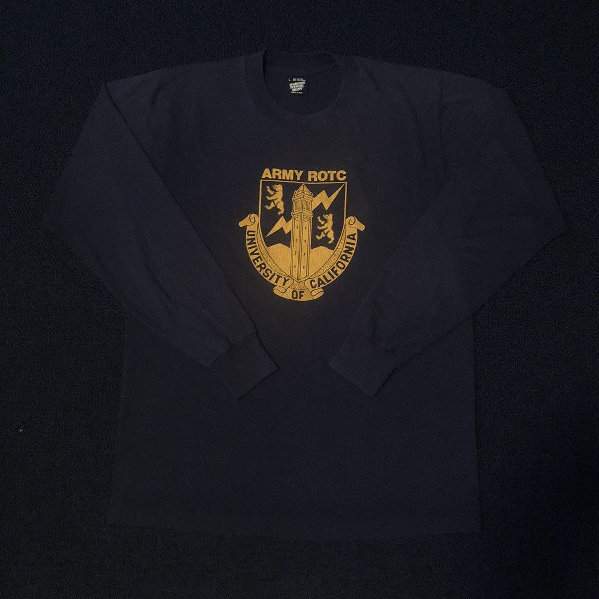 Vintage Vintage 90s US Army ROTC University of California Longsleeve Size US L / EU 52-54 / 3 - 3 Thumbnail
