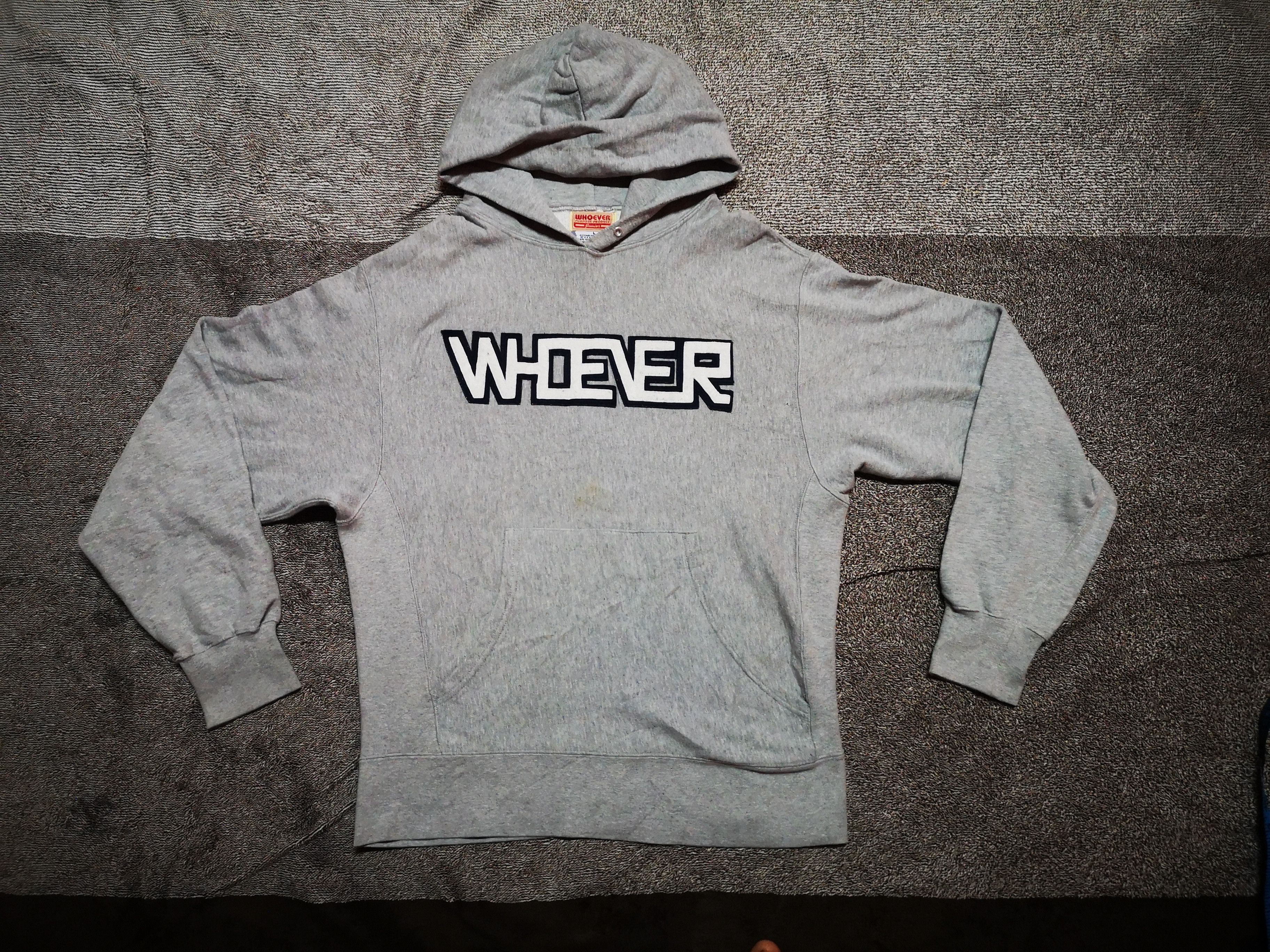 Japanese Brand Hoodie WHOEVER x Vintage Size US L / EU 52-54 / 3 - 1 Thumbnail