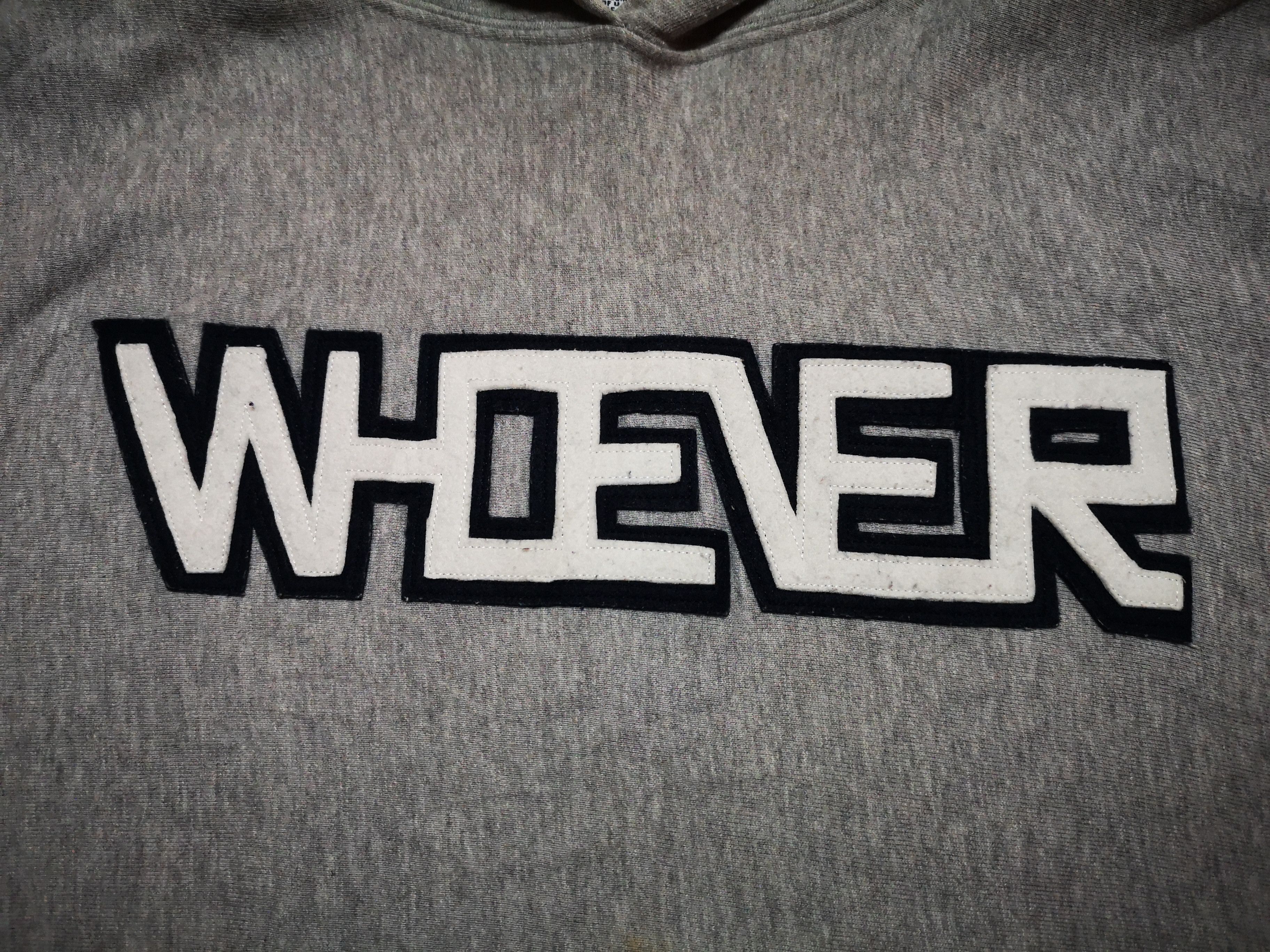 Japanese Brand Hoodie WHOEVER x Vintage Size US L / EU 52-54 / 3 - 4 Thumbnail