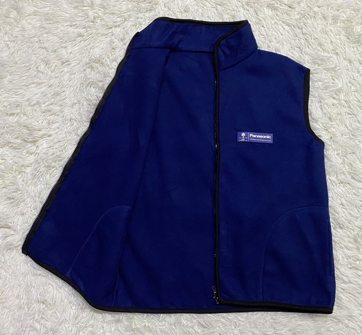 USA Olympics XIX Olympic Winter Games 2002 Sleeveless Fleece Jacket Size US M / EU 48-50 / 2 - 9 Thumbnail