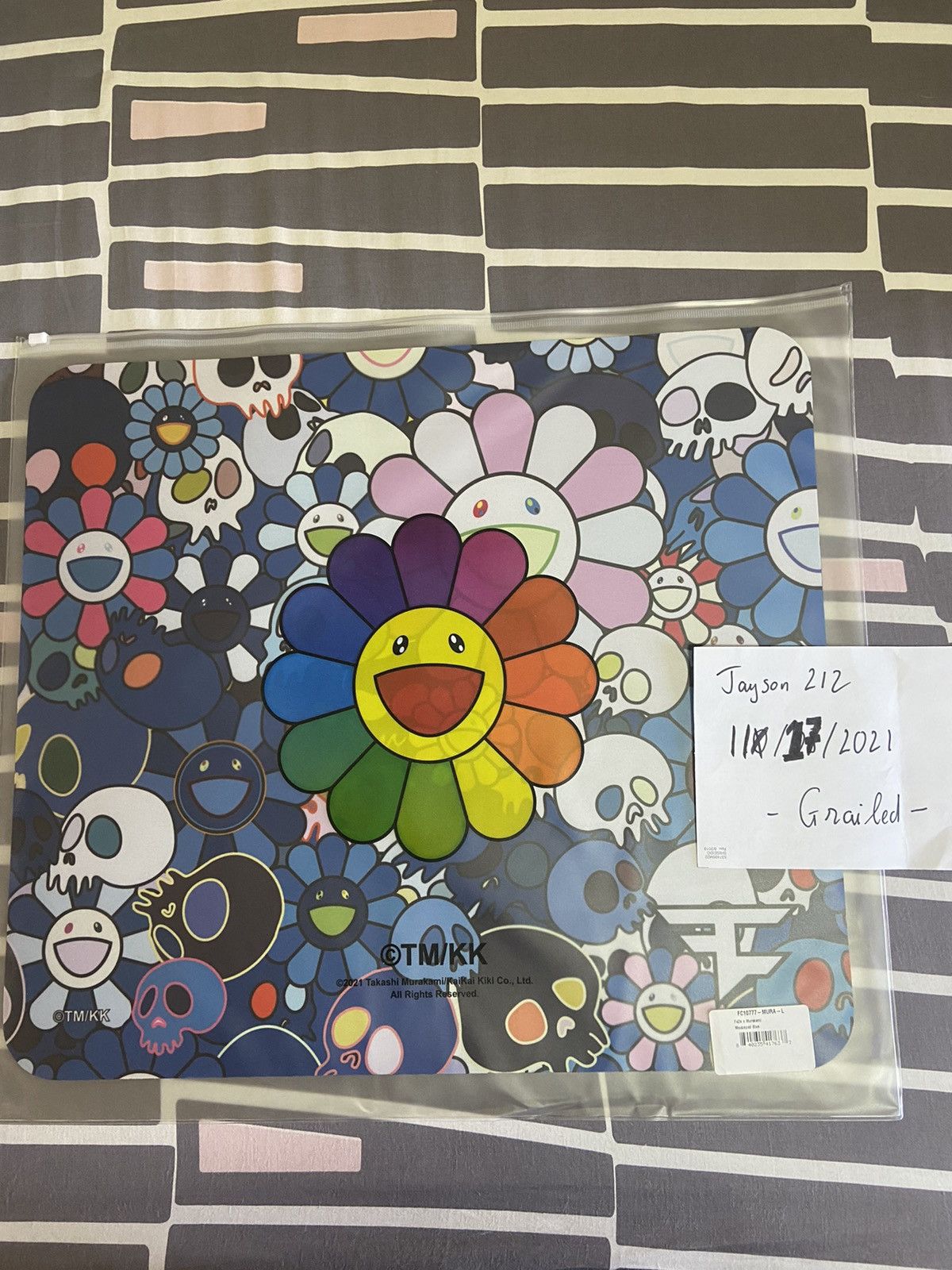 Takashi Murakami Mura x faze mousepad size L | Grailed