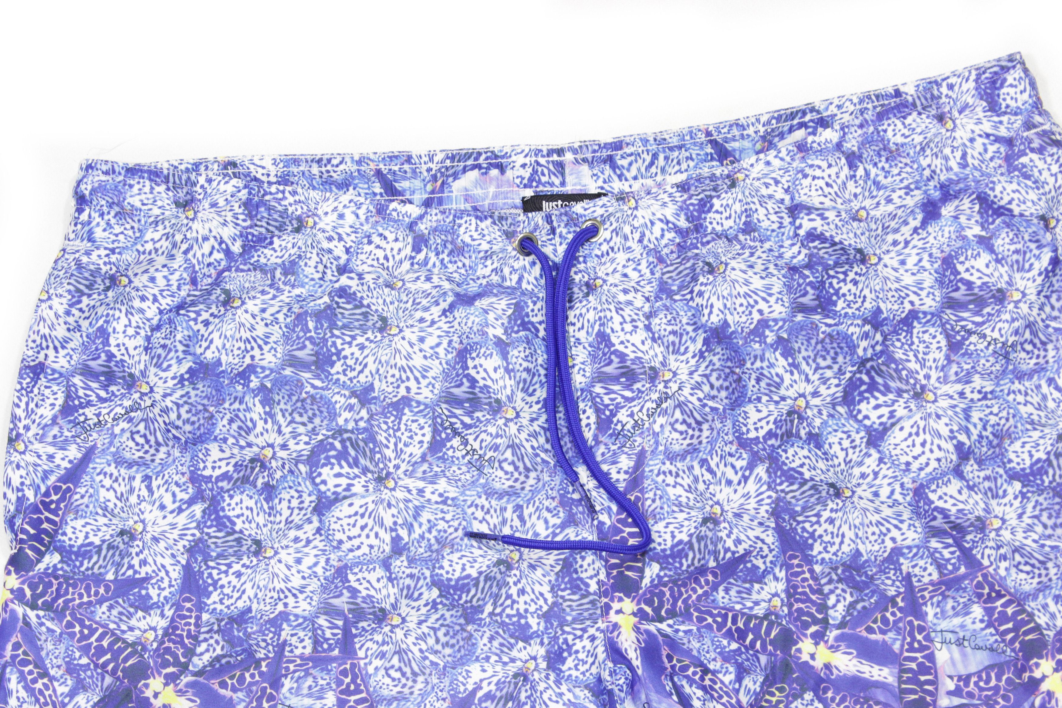 Just Cavalli Flowers Printed Swim Shorts XL Size Size US 36 / EU 52 - 3 Thumbnail