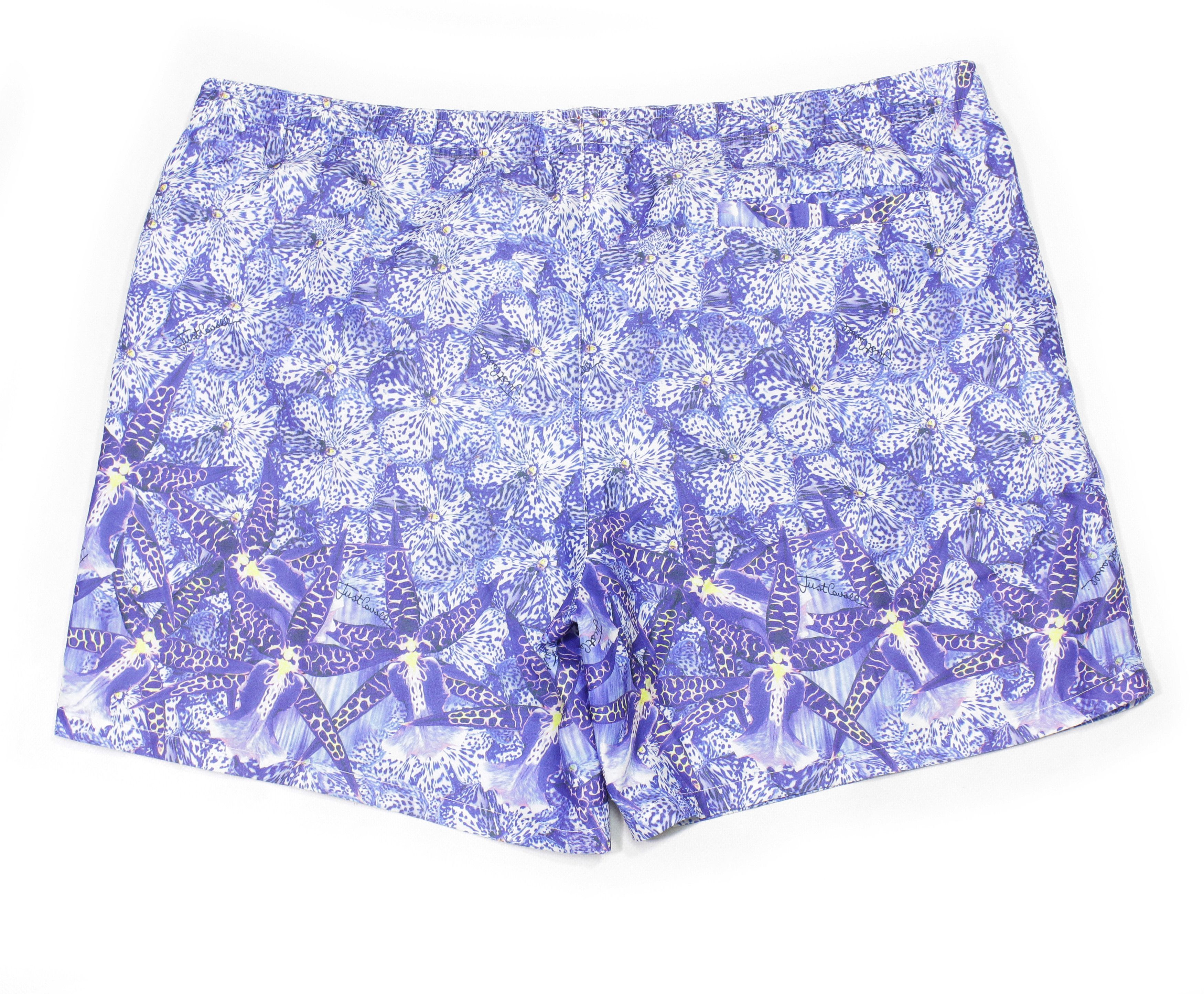 Just Cavalli Flowers Printed Swim Shorts XL Size Size US 36 / EU 52 - 2 Thumbnail