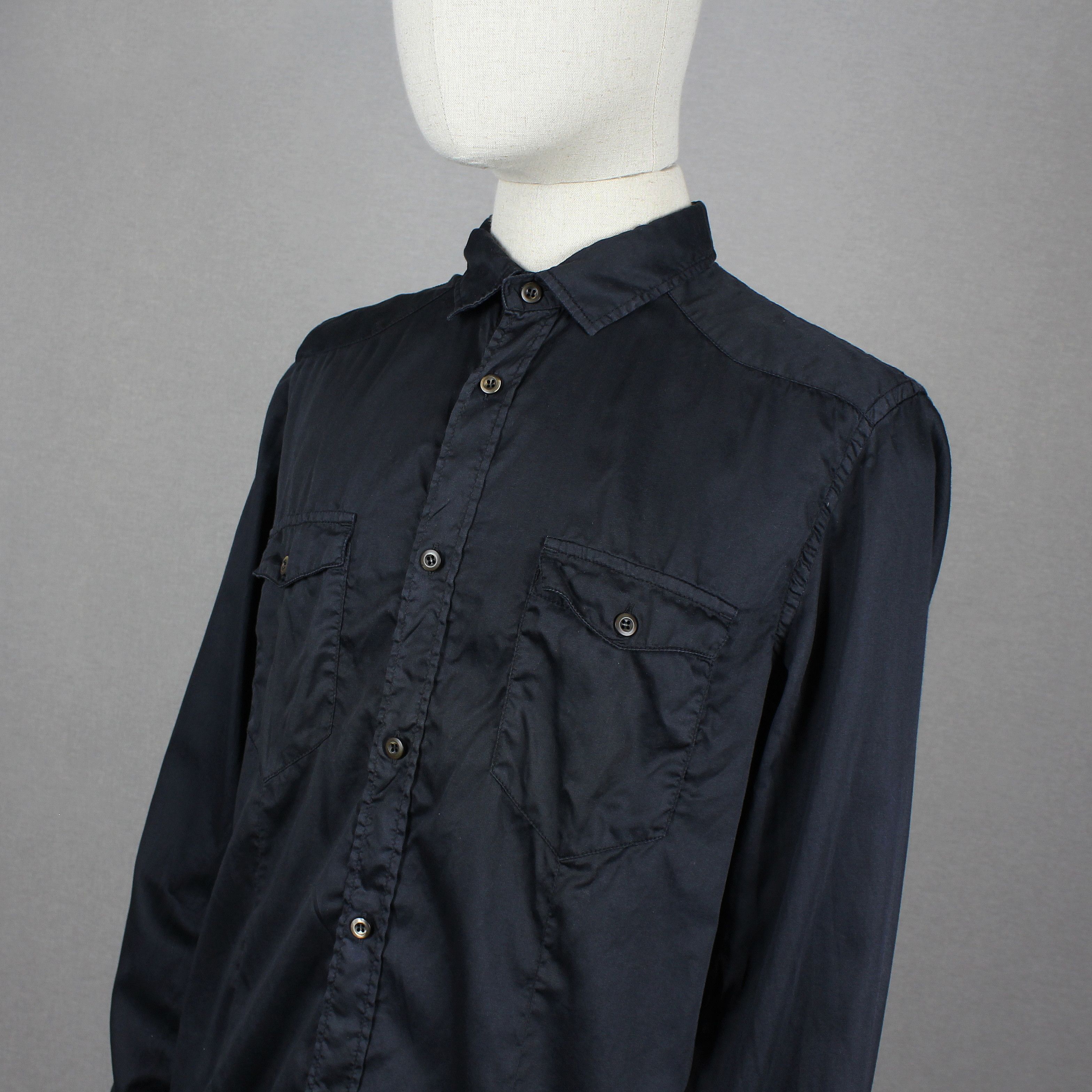 image of Prada Longsleeve Shirt Size 41 S M in Black, Men's
