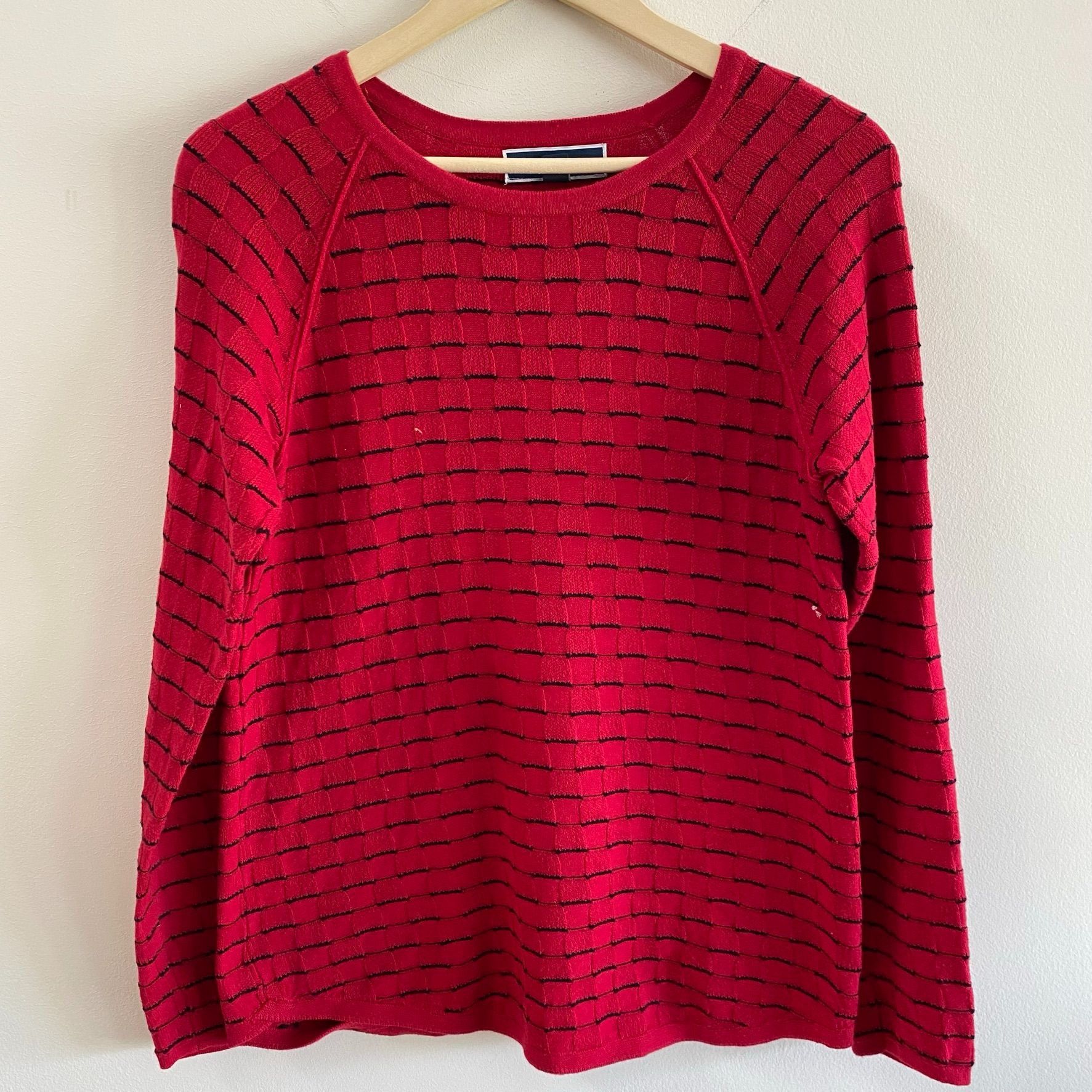 Vintage Karen Scott Checkered Crewneck Sweater | Grailed