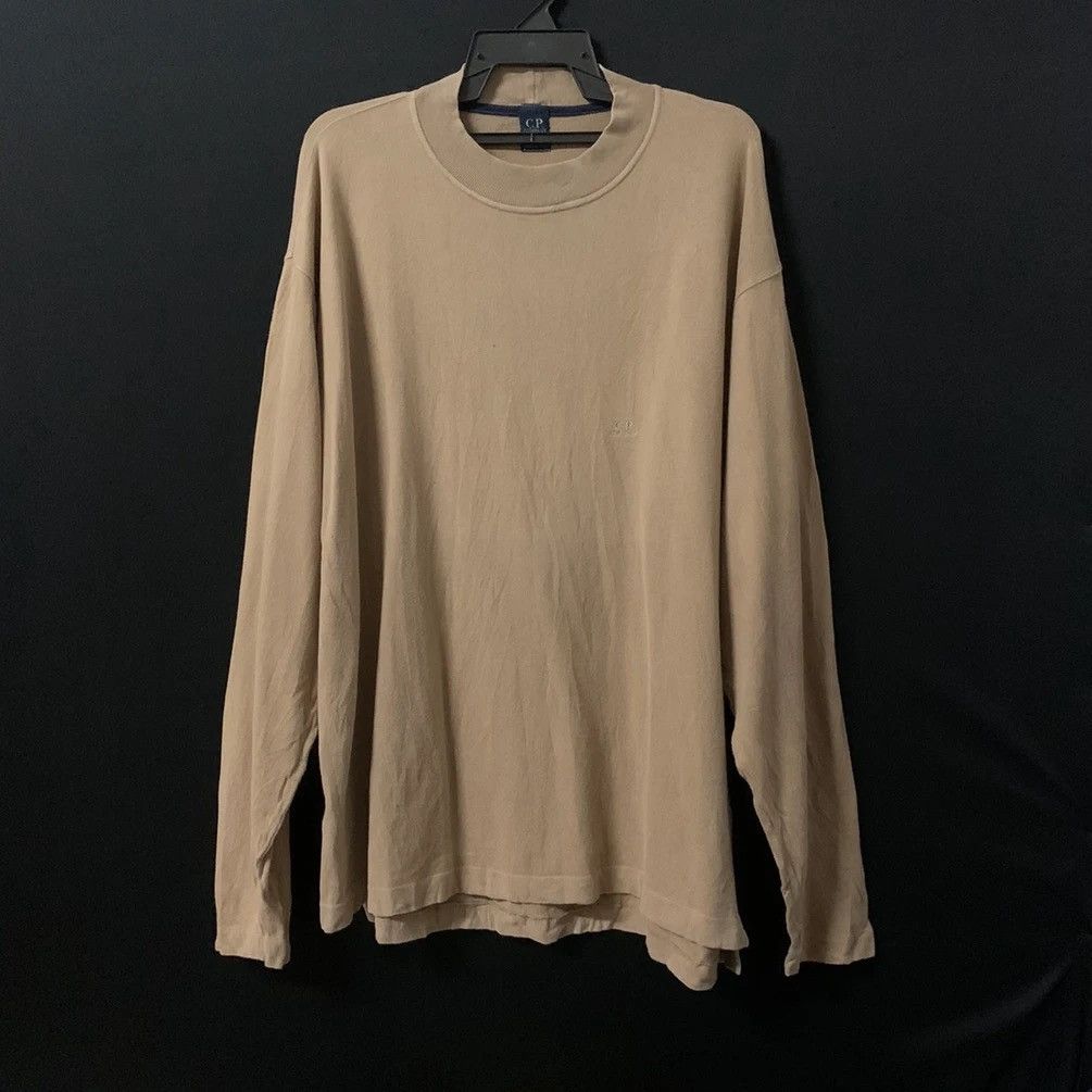 C.P. Company × Vintage Vintage C.P Company Embroidery Small Logo Long Sleeve Tee Size US L / EU 52-54 / 3 - 1 Thumbnail