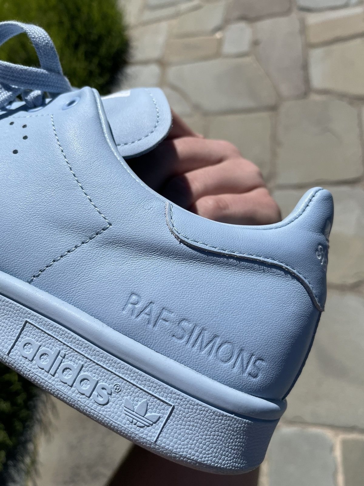 Raf simons stan smith baby blue hotsell