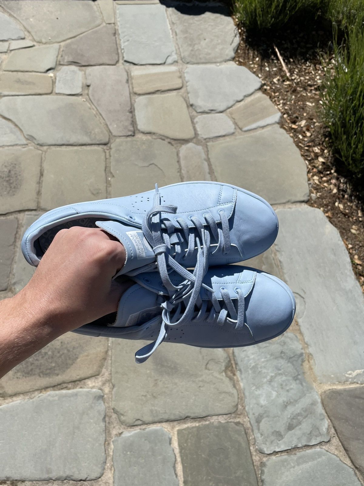 Raf simons stan smith blue best sale