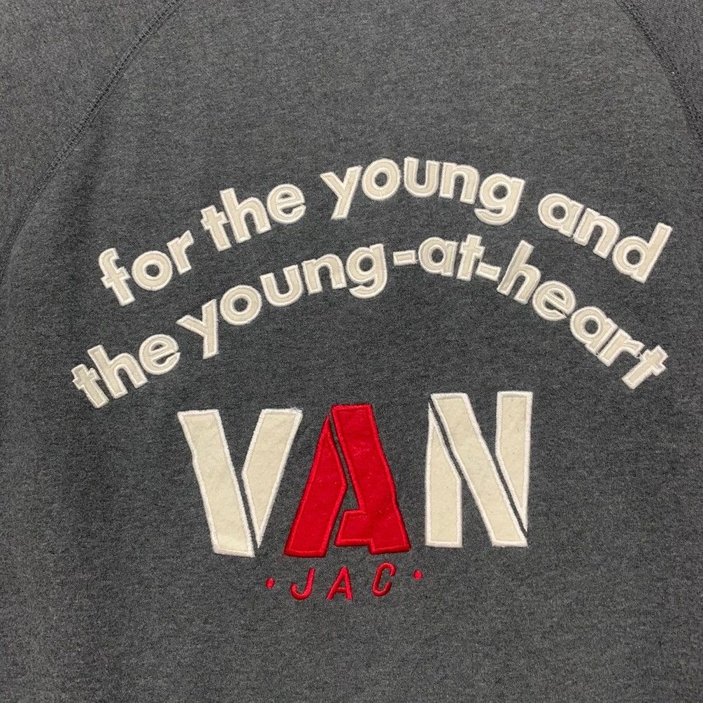 Japanese Brand × Vintage Vintage Van Jac Spell Out Crewneck Pullover Sweater Size US L / EU 52-54 / 3 - 6 Thumbnail