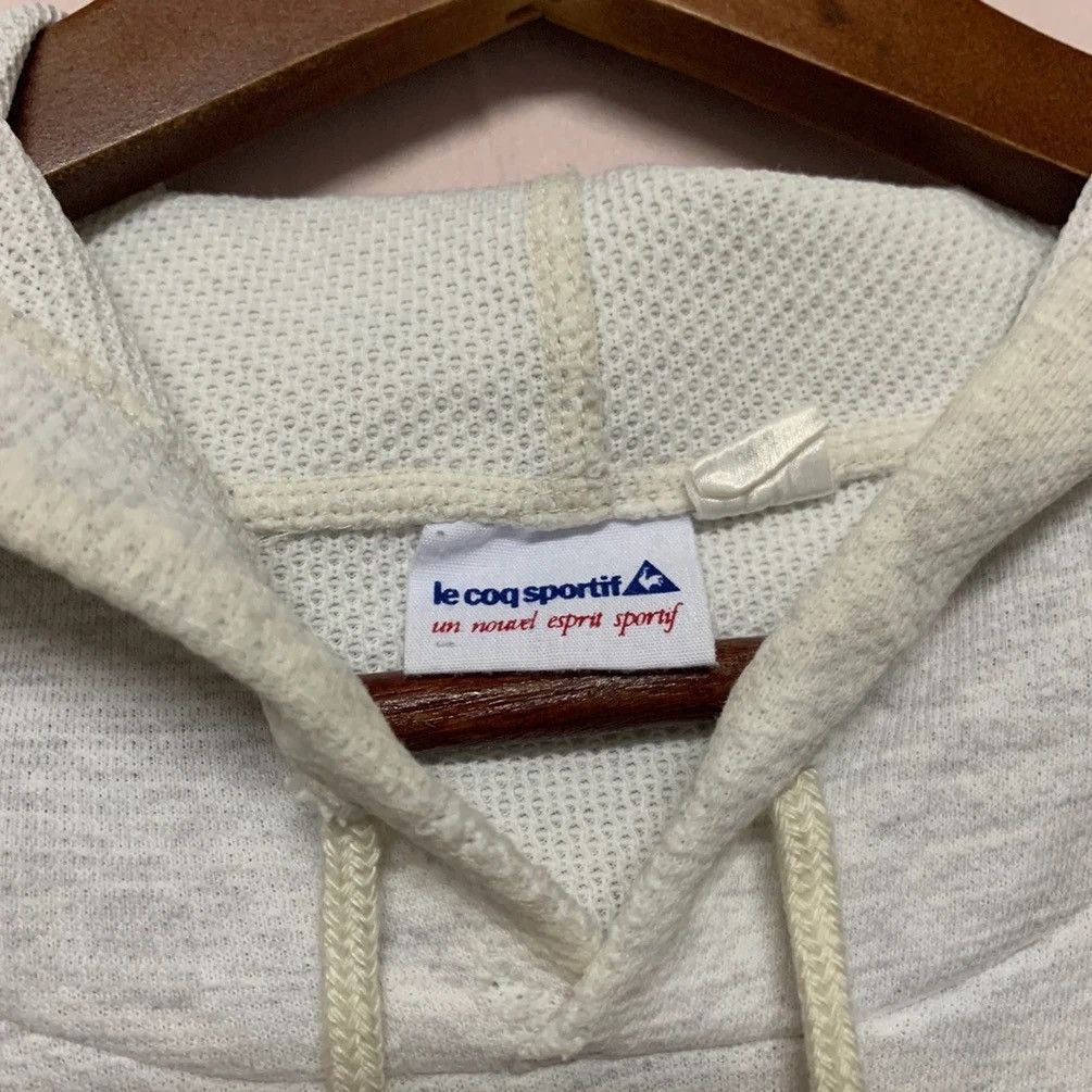 Le Coq Sportif × Vintage Vintage Le Qoc Sportif Big Logo Pullover Hoodie Sweater Size US L / EU 52-54 / 3 - 6 Thumbnail