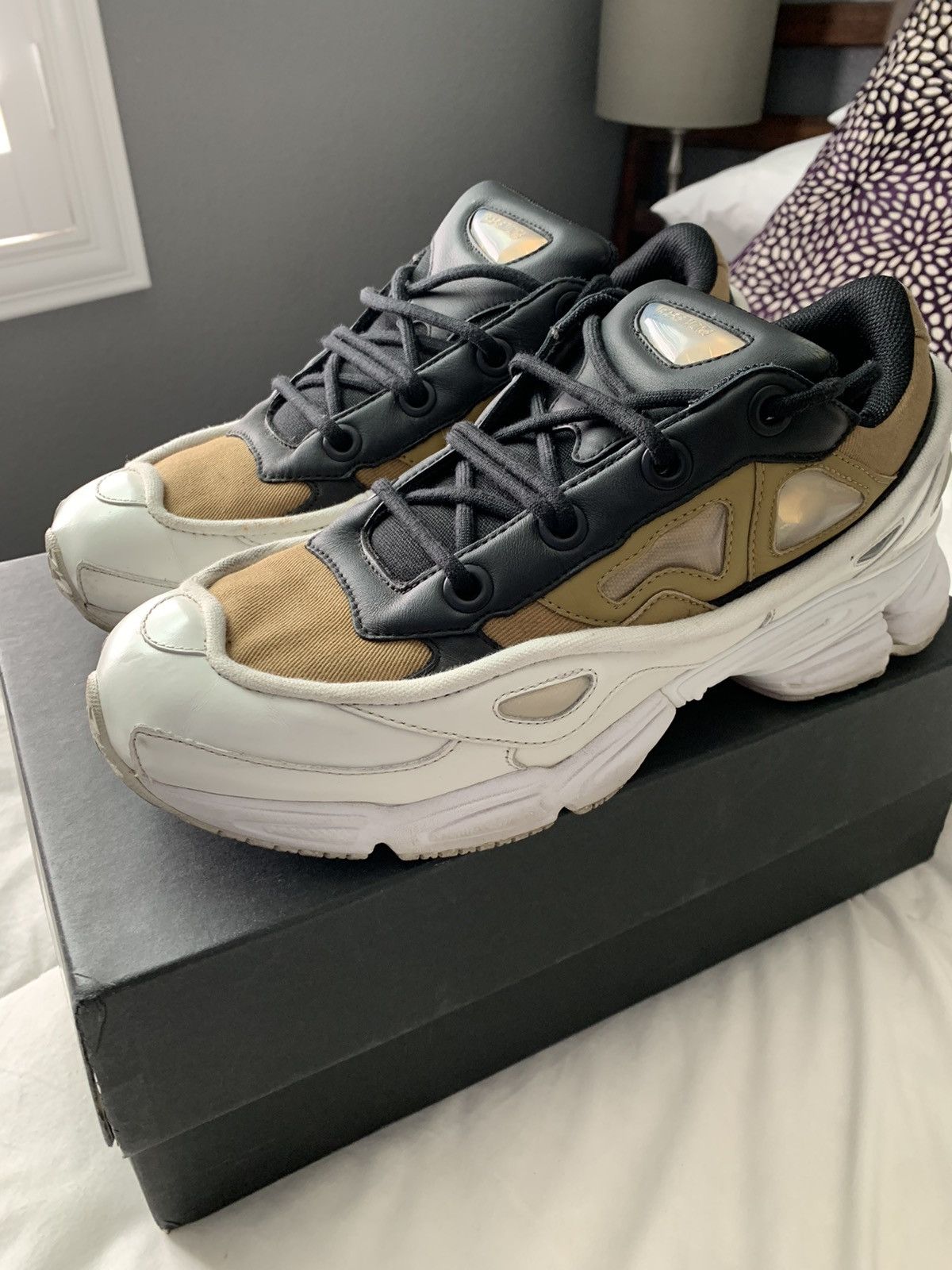 image of Raf Simons X Ozweego 3 Khaki Size 10 Shoes, Men's