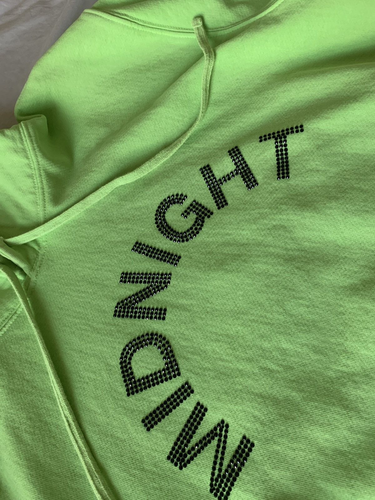 Midnight Studios Midnight Studios Rhinestone Logo Hoodie | Grailed