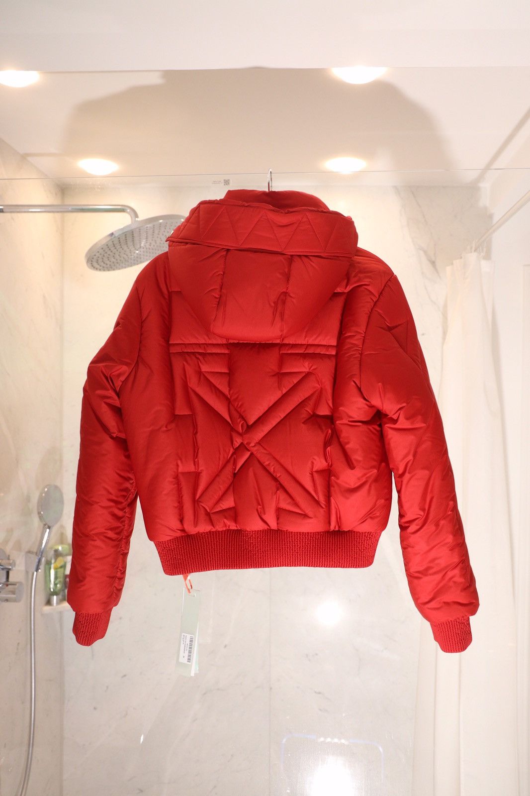 Off-White Off White Red Downjacket Size US S / EU 44-46 / 1 - 3 Thumbnail