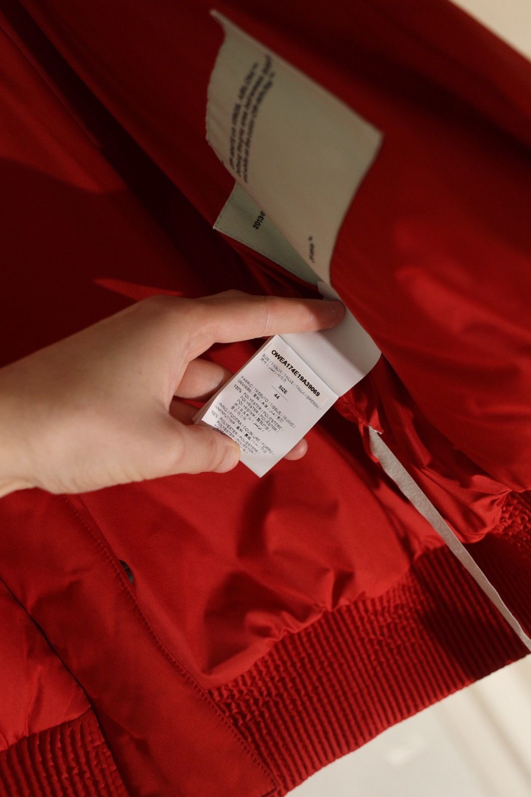 Off-White Off White Red Downjacket Size US S / EU 44-46 / 1 - 14 Thumbnail