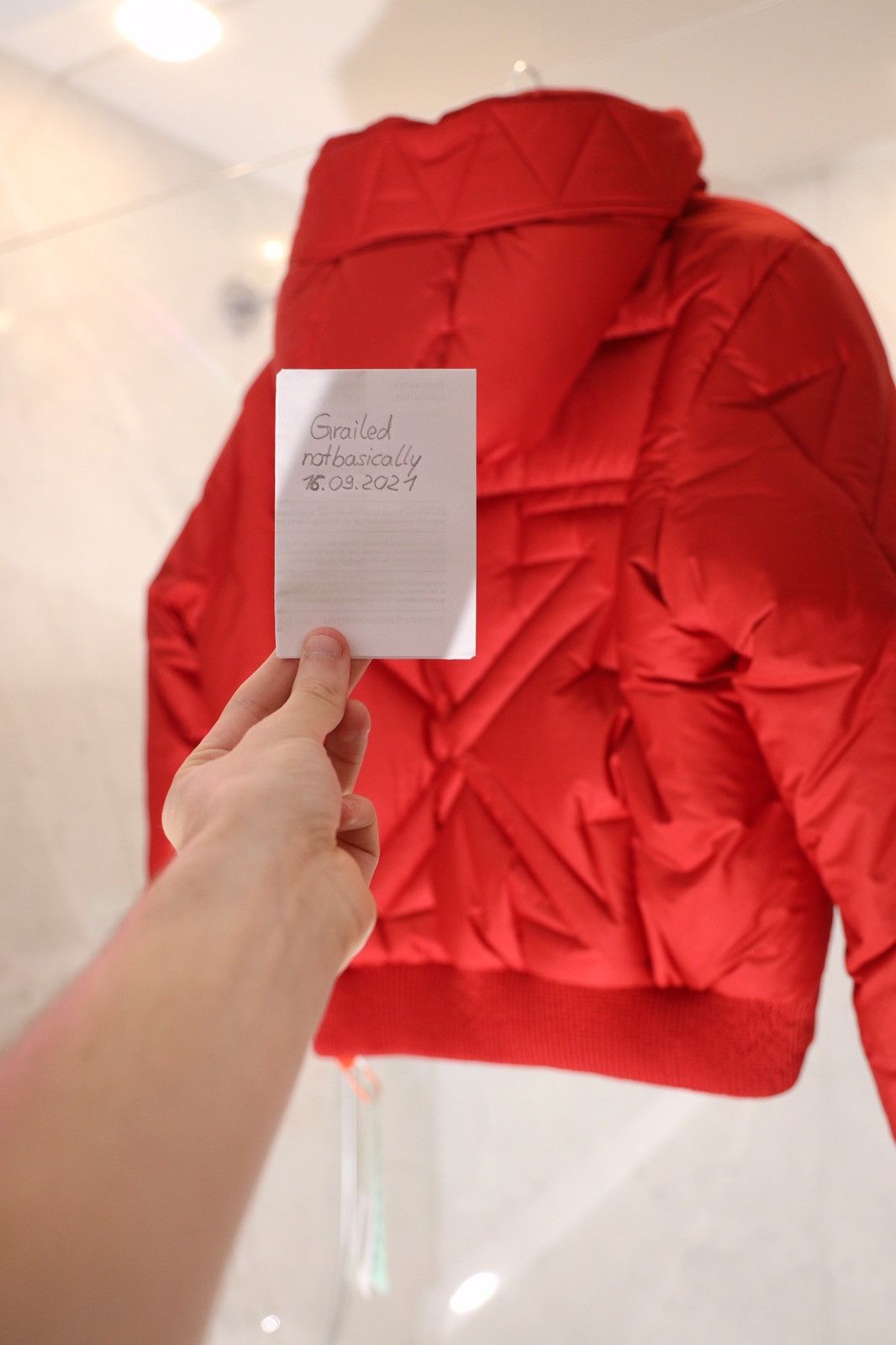 Off-White Off White Red Downjacket Size US S / EU 44-46 / 1 - 16 Thumbnail
