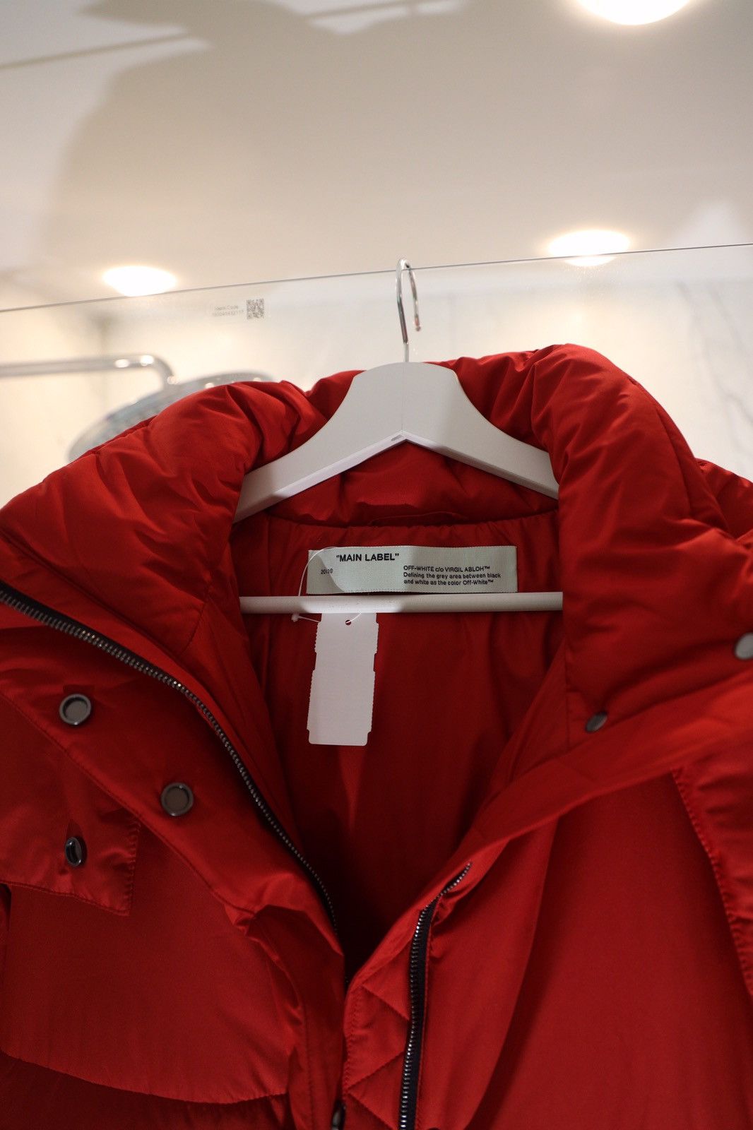 Off-White Off White Red Downjacket Size US S / EU 44-46 / 1 - 10 Thumbnail