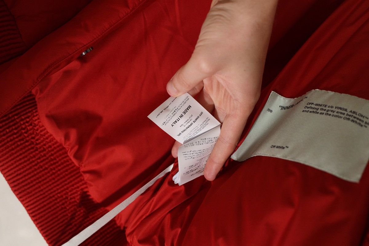 Off-White Off White Red Downjacket Size US S / EU 44-46 / 1 - 15 Thumbnail